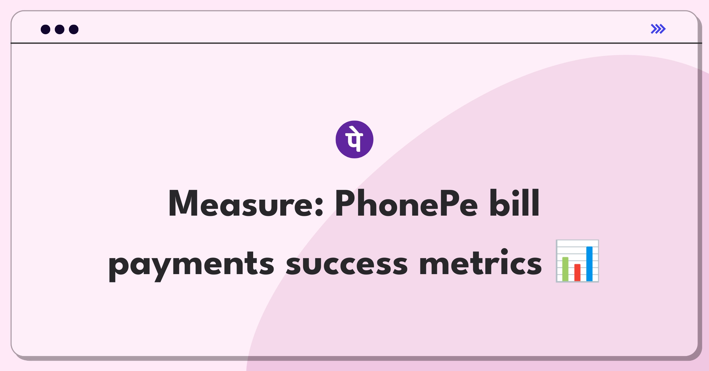 Product Management Metrics Question: PhonePe bill payment service success definition challenge