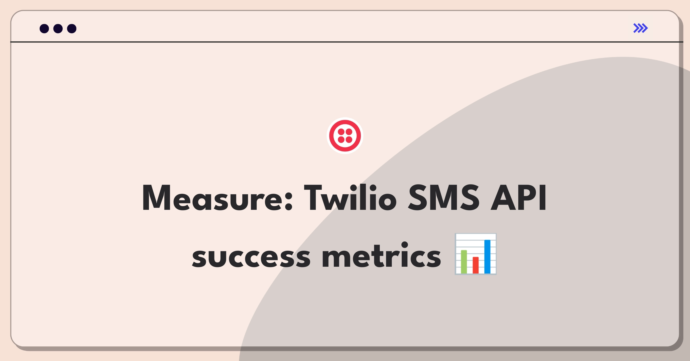 Product Management Success Metrics Question: Evaluating Twilio's SMS API performance through key indicators