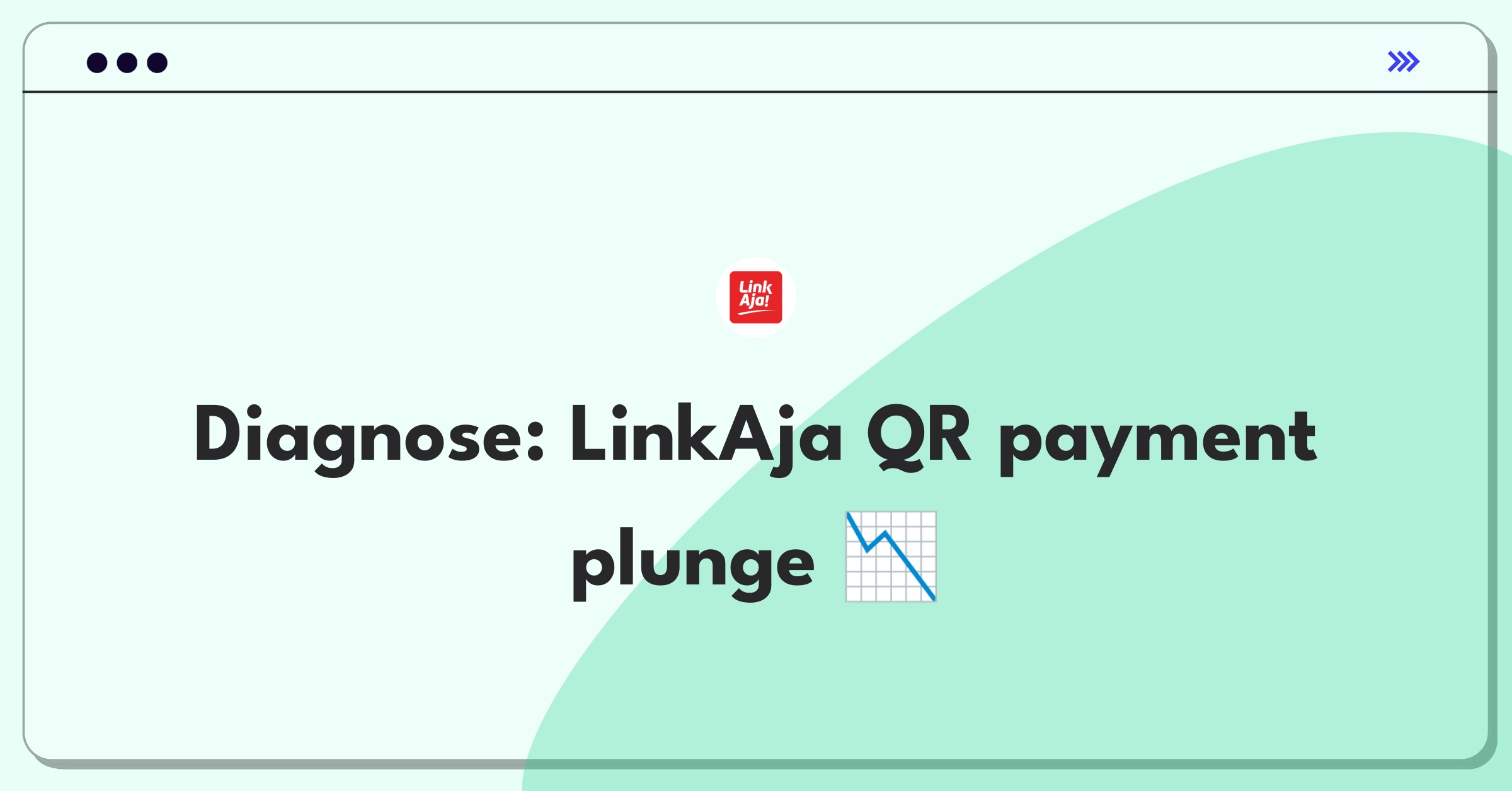 Product Management Root Cause Analysis Question: Investigating sudden drop in LinkAja QR code payment users