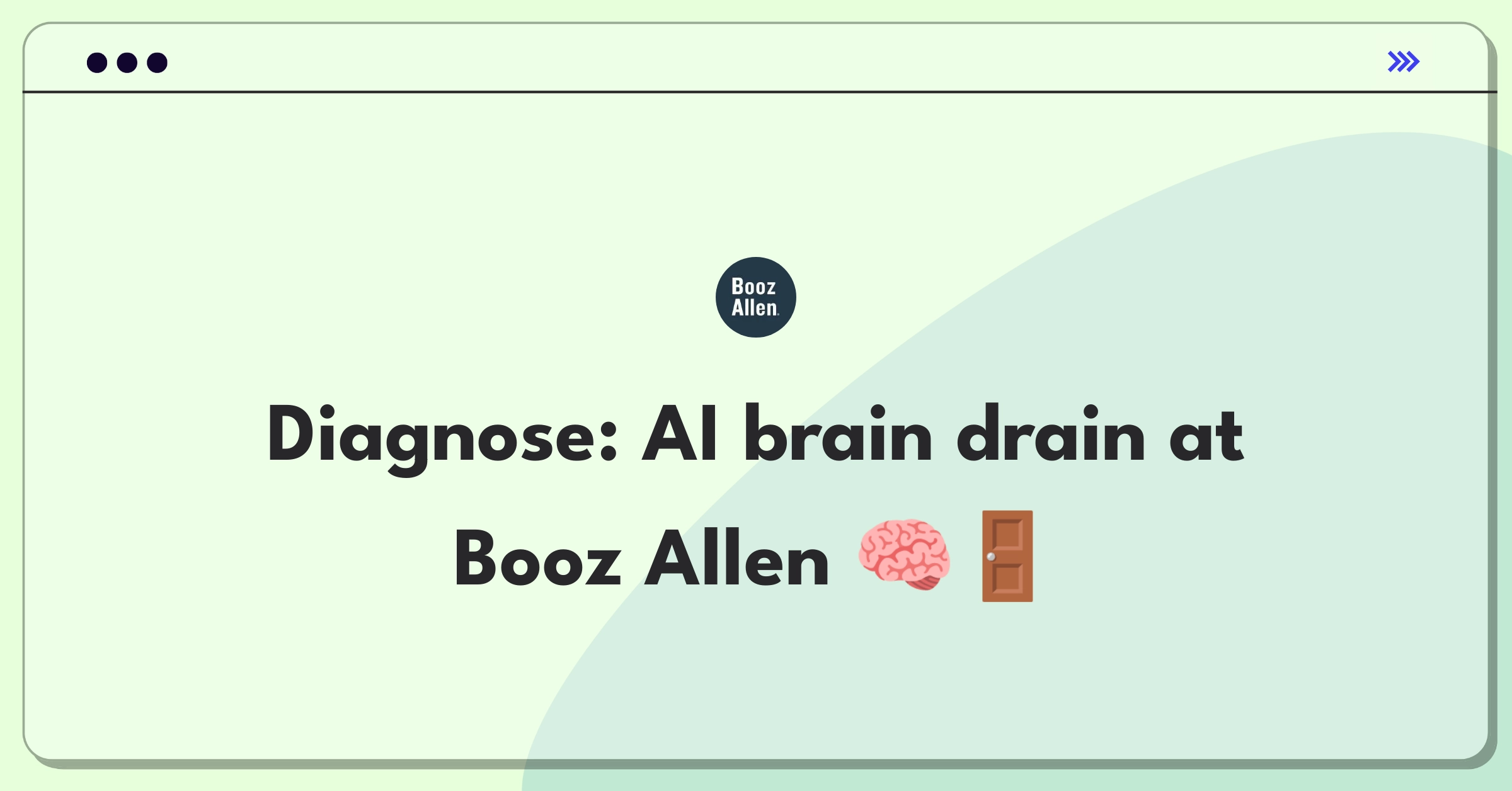 Product Management Root Cause Analysis Question: Investigating AI talent retention challenges in consulting