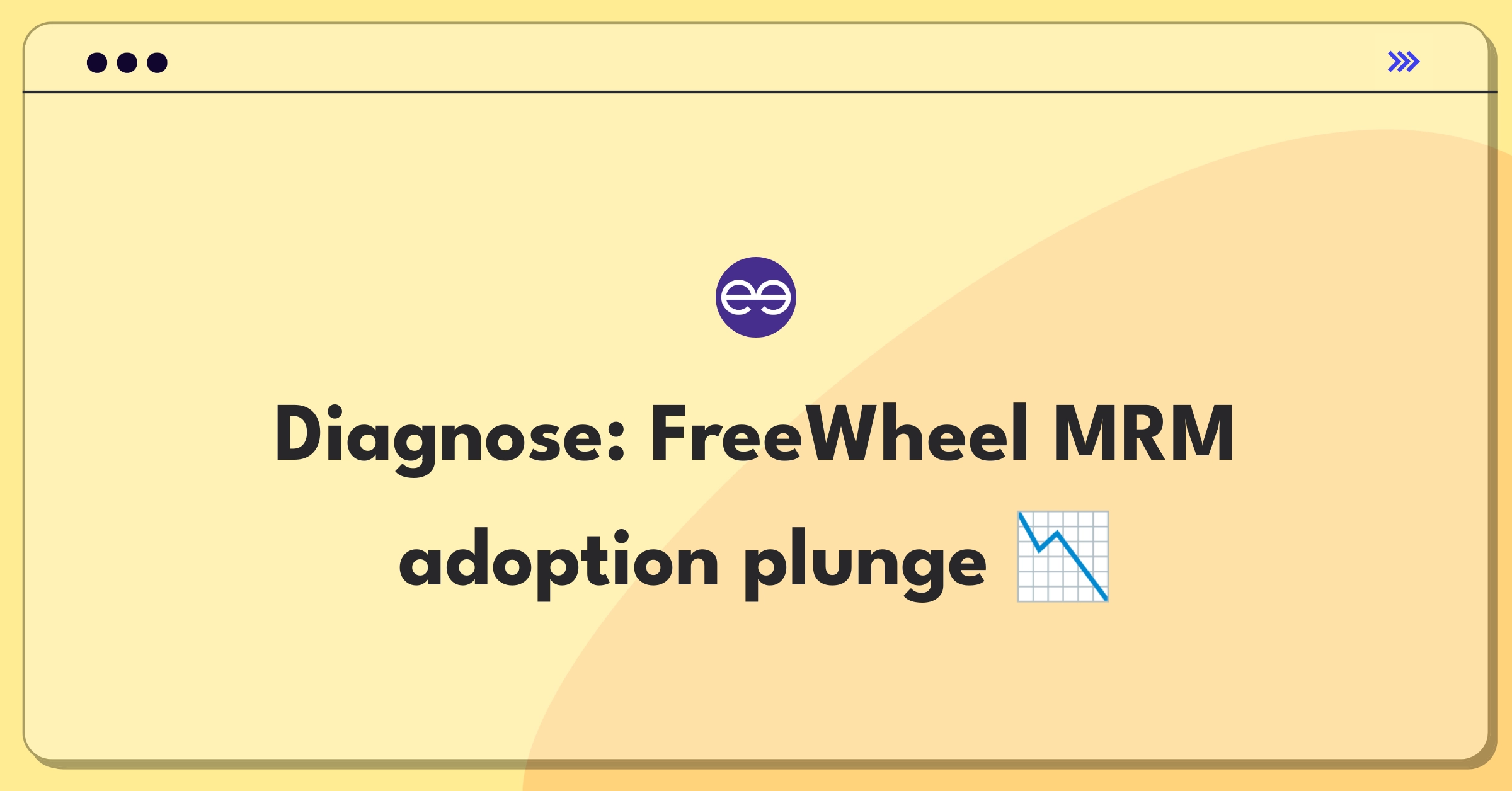 Product Management Root Cause Analysis Question: Investigating sudden decline in FreeWheel's MRM forecasting tool adoption