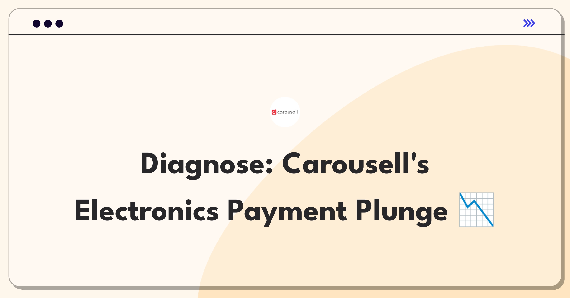 Product Management RCA Question: Investigating sudden drop in Carousell's electronics transactions success rate