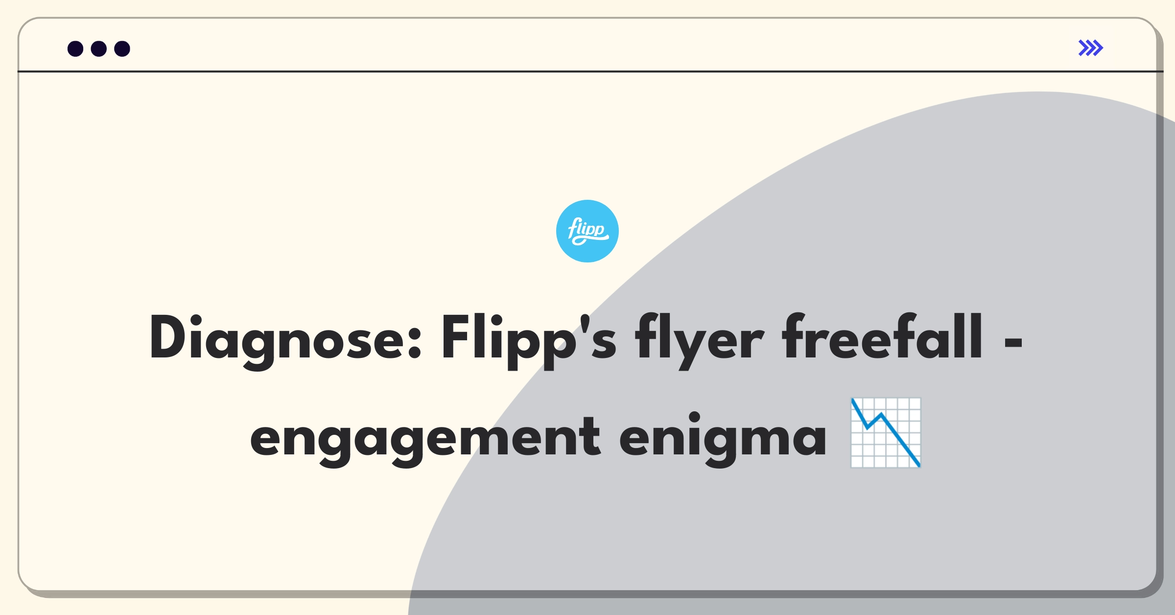 Product Management Root Cause Analysis Question: Investigating sudden drop in Flipp's digital flyer engagement rate