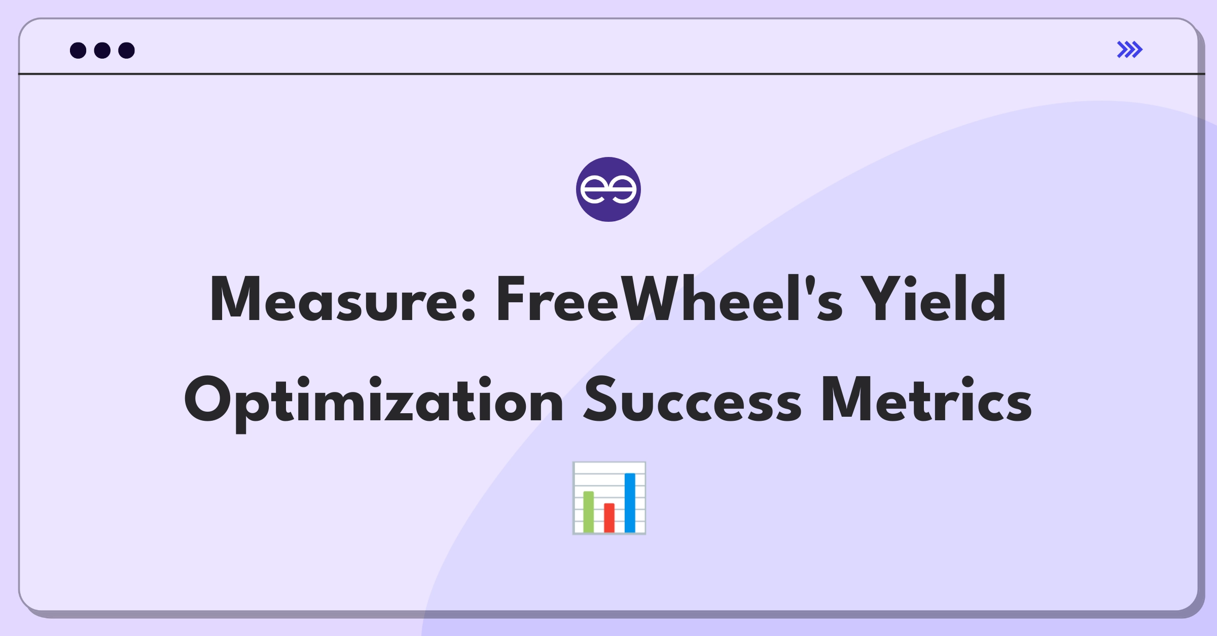 Product Management Success Metrics Question: Defining KPIs for FreeWheel's ad yield optimization solution