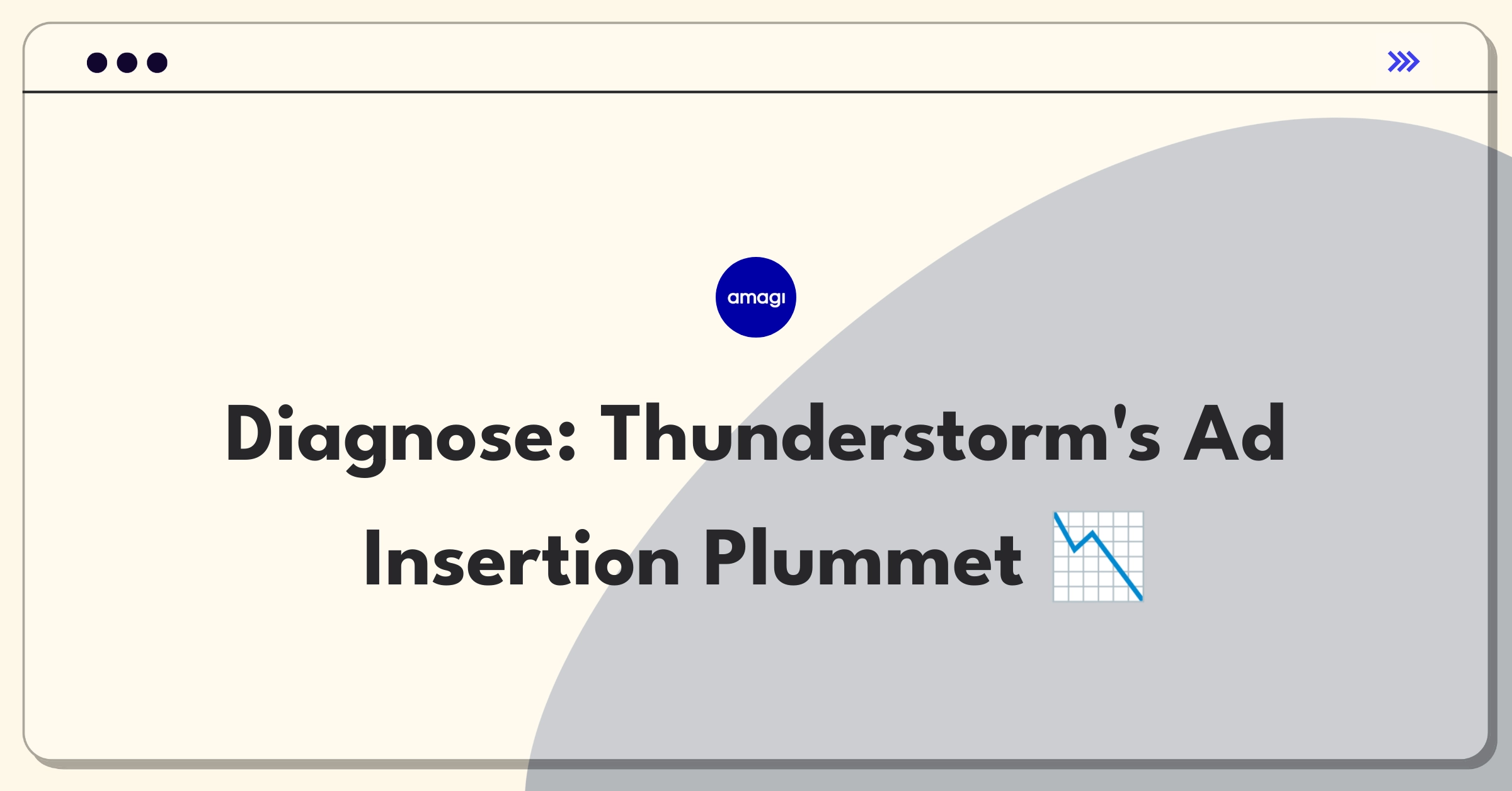 Product Management Root Cause Analysis Question: Investigating sudden drop in ad insertion rates for streaming platform