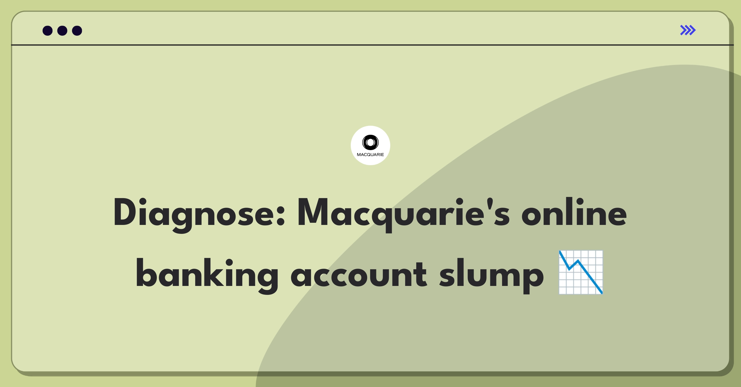 Product Management Root Cause Analysis Question: Investigating decline in new online banking accounts