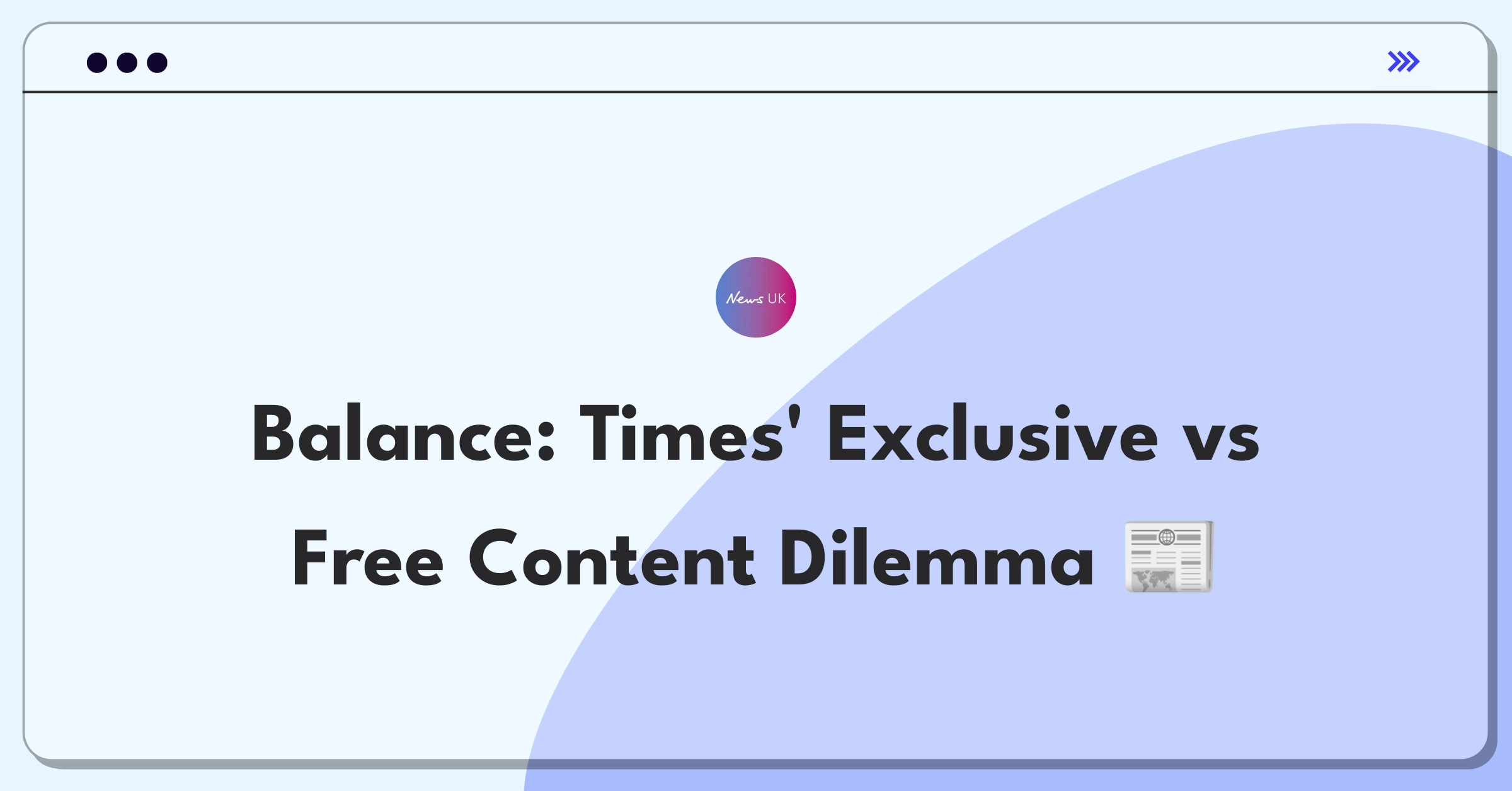 Product Management Trade-Off Question: Balancing exclusive content and free articles for The Times newspaper