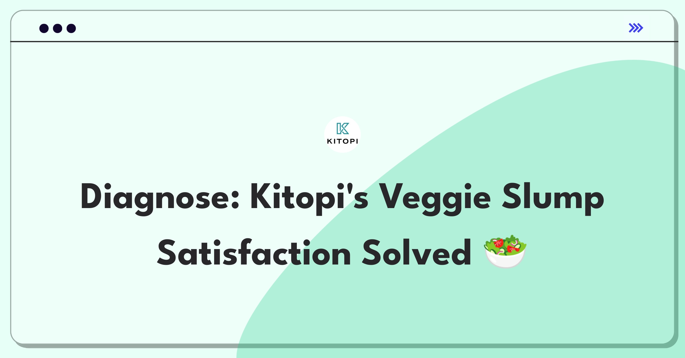 Product Management Root Cause Analysis Question: Investigating sudden drop in customer satisfaction for vegetarian menu items