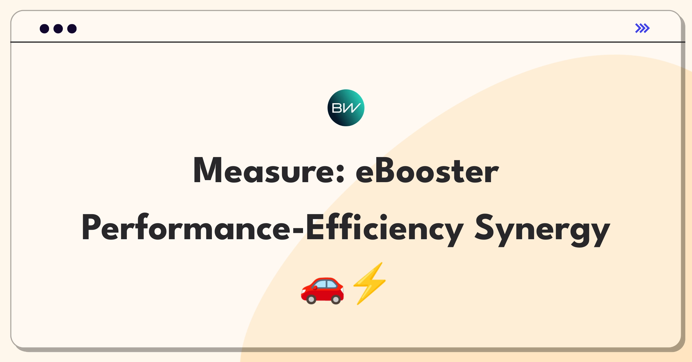 Product Management Analytics Question: Measuring success of BorgWarner's eBooster compressor in automotive applications