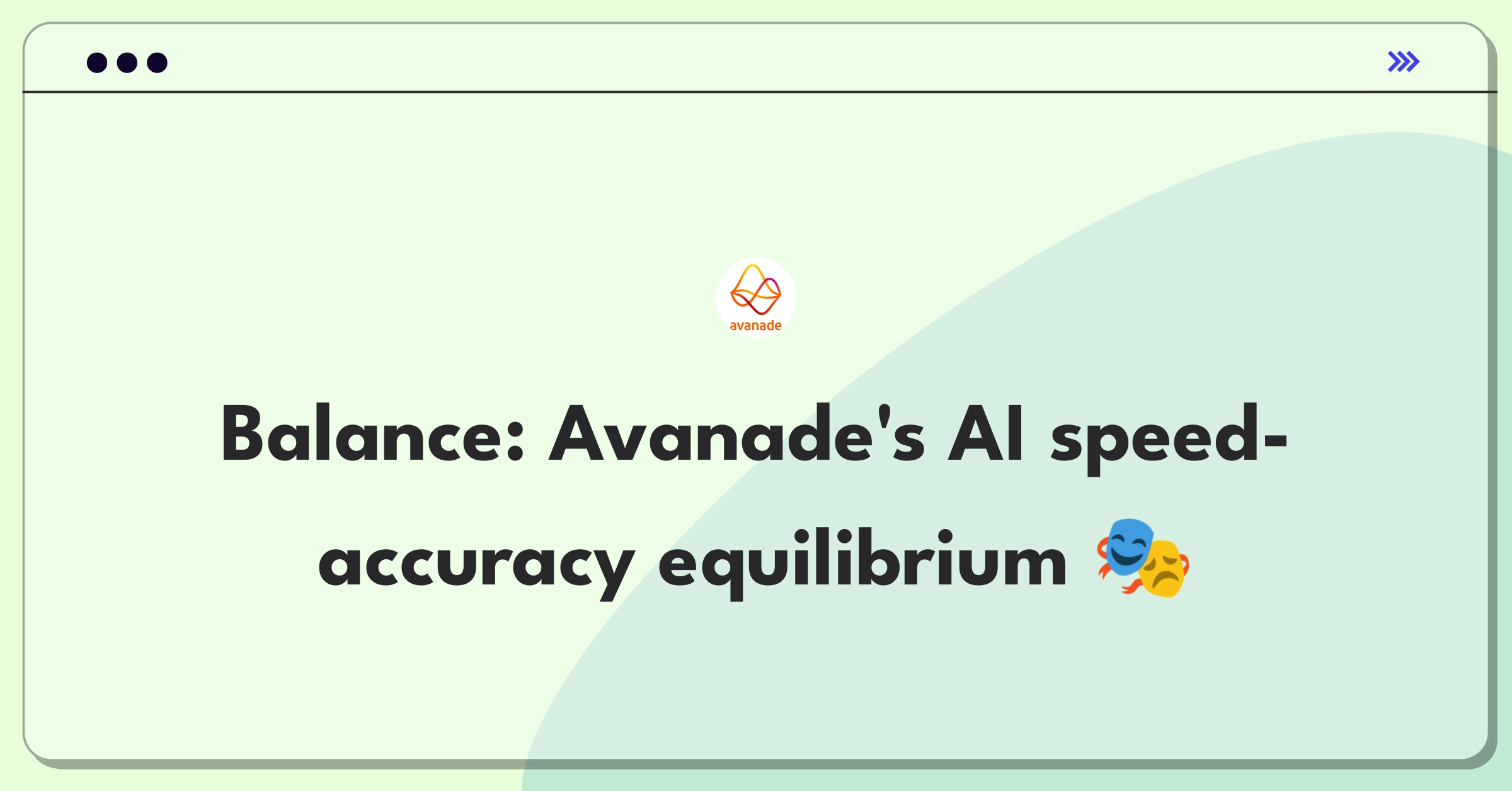 Product Management Trade-Off Question: Balancing quick insights and data accuracy in AI analytics