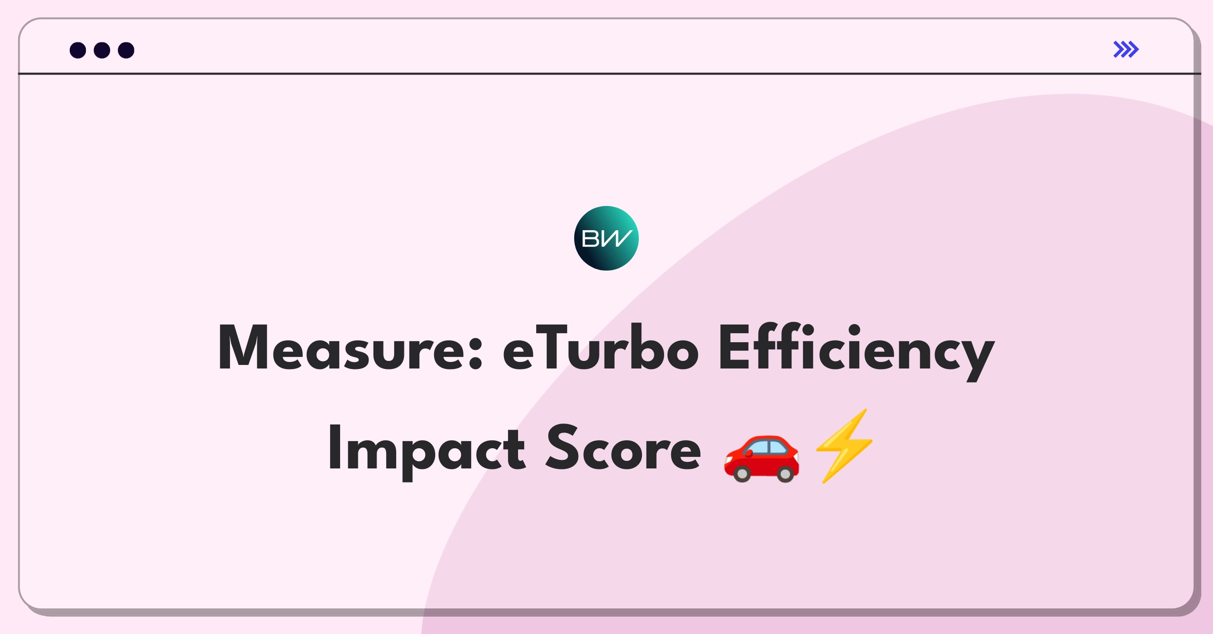 Product Management Analytics Question: Defining success metrics for BorgWarner's electrified turbocharger system