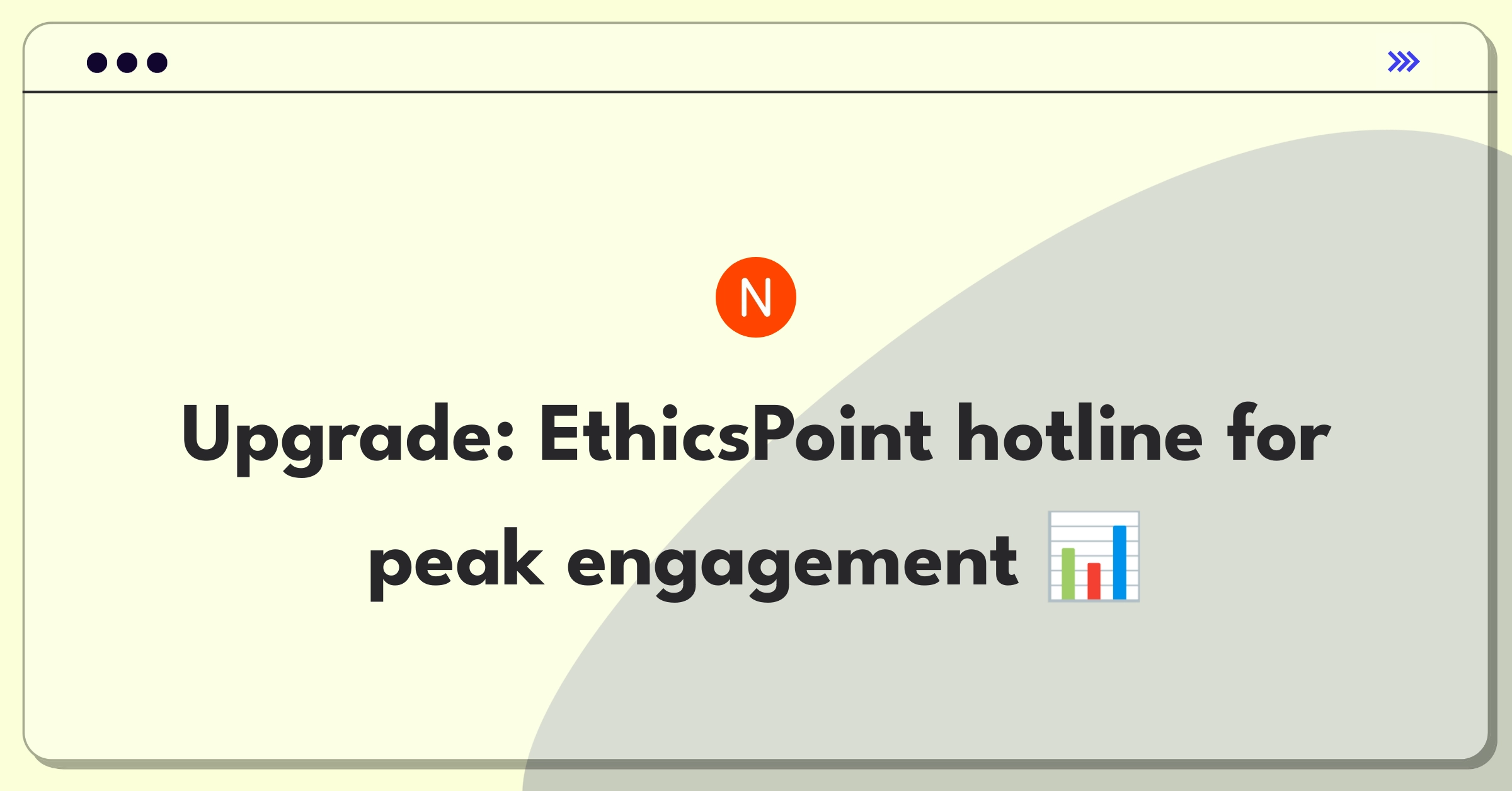 Product Management Improvement Question: Enhancing NAVEX EthicsPoint hotline for increased employee engagement and reporting