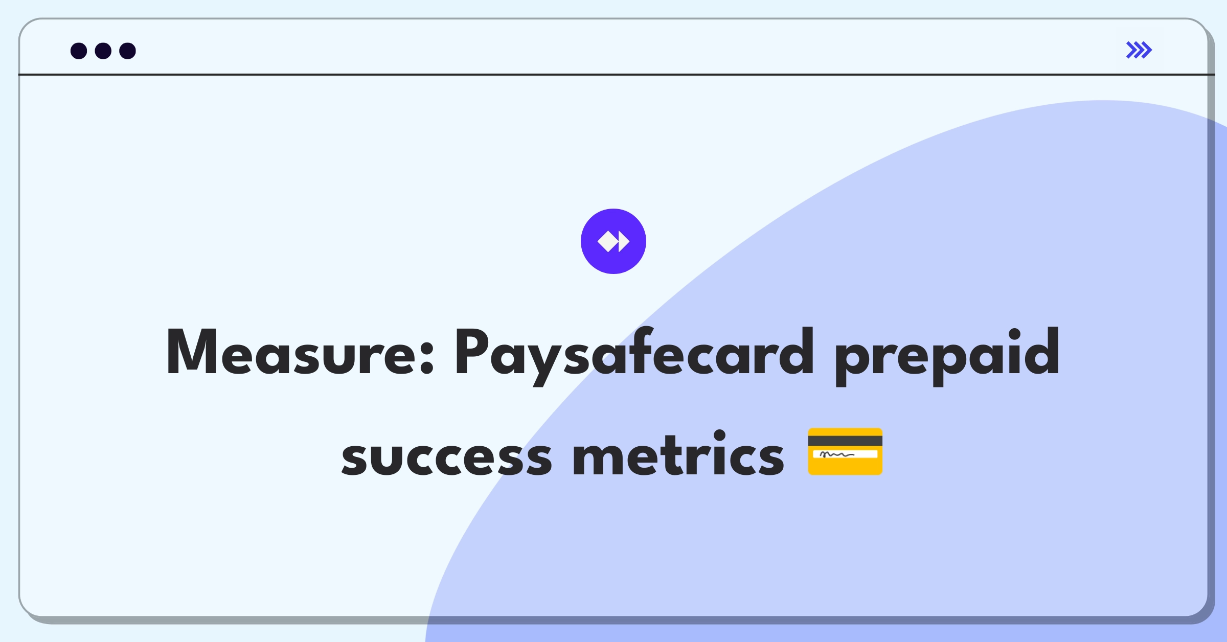 Product Management Analytics Question: Defining success metrics for Paysafe's paysafecard prepaid payment method