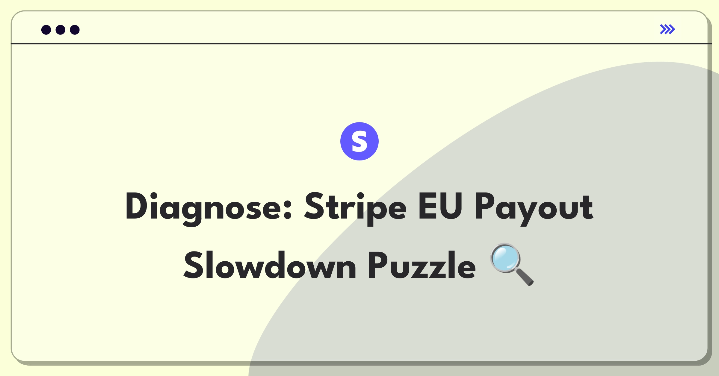 Product Management Root Cause Analysis Question: Investigating Stripe's EU payout processing time increase