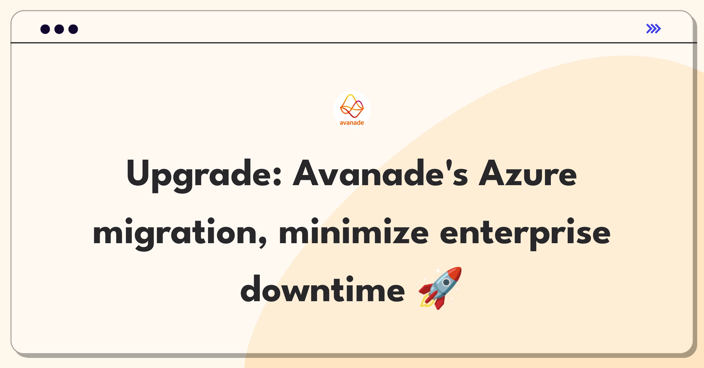 Product Management Improvement Question: Optimizing Avanade's Azure cloud migration services to reduce enterprise downtime