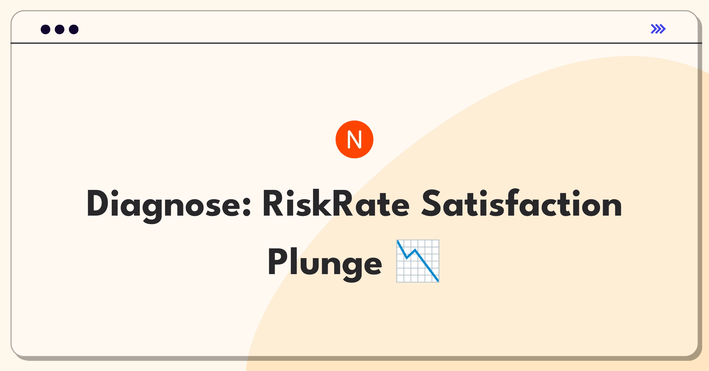 Product Management Root Cause Analysis Question: Investigating sudden customer satisfaction decline for risk management platform