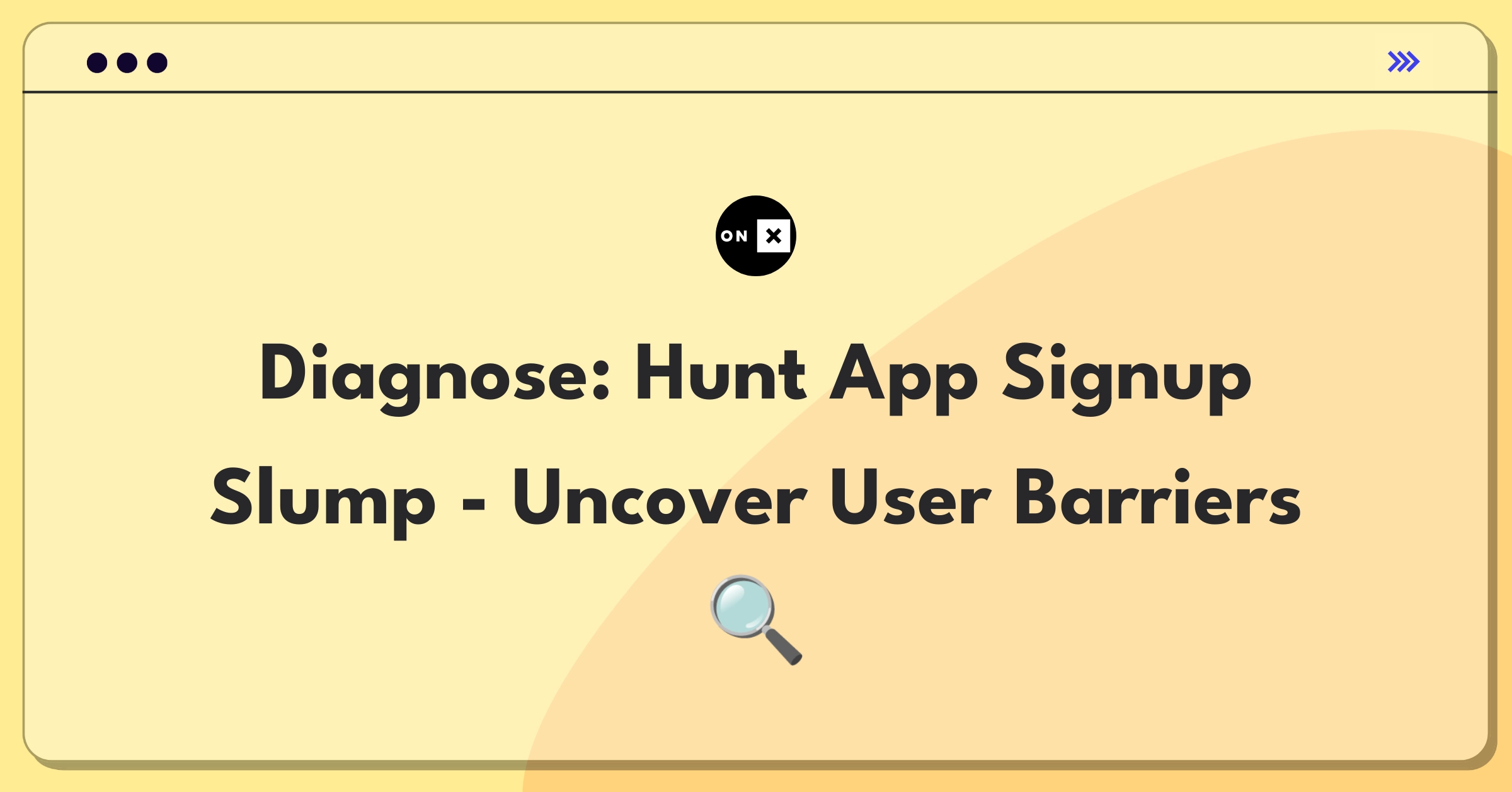 Product Management Root Cause Analysis Question: Investigating sudden drop in new user signups for hunting app