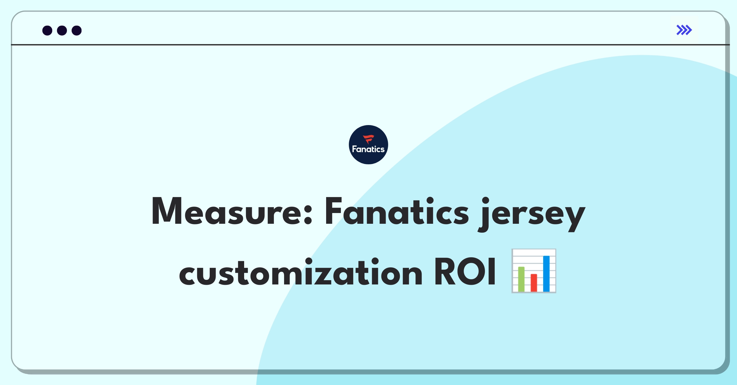 Product Management Analytics Question: Measuring success of Fanatics' personalized jersey customization feature