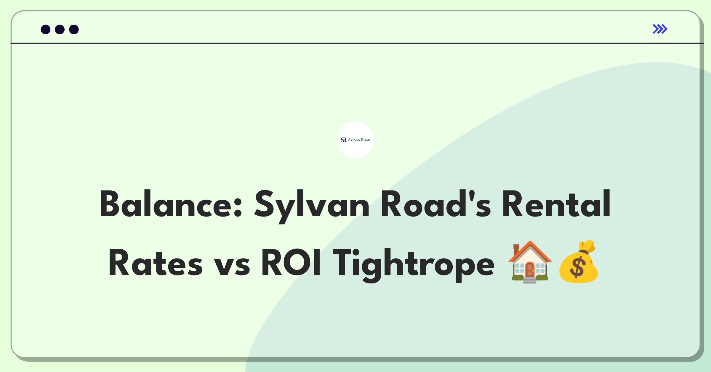 Product Management Trade-Off Question: Balancing competitive rental rates with profitable margins for single-family home investments