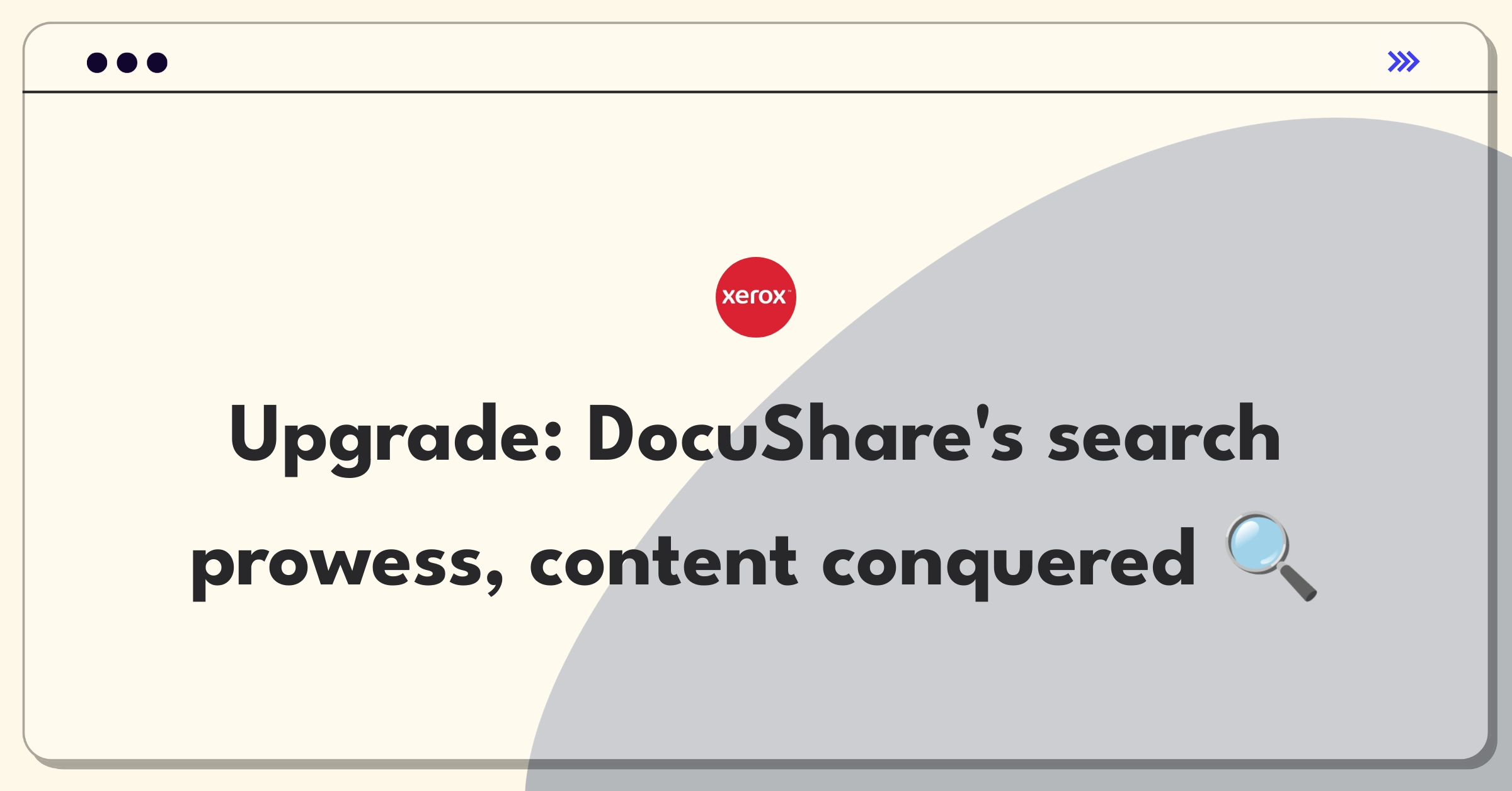 Product Management Improvement Question: Enhancing document searchability and retrieval in Xerox DocuShare system