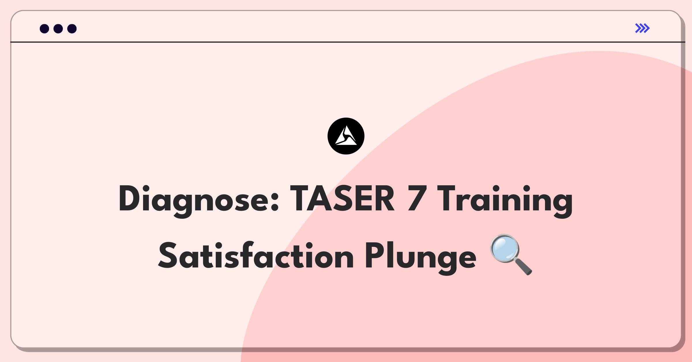 Product Management Root Cause Analysis Question: Investigating TASER 7 training program satisfaction decline after software update