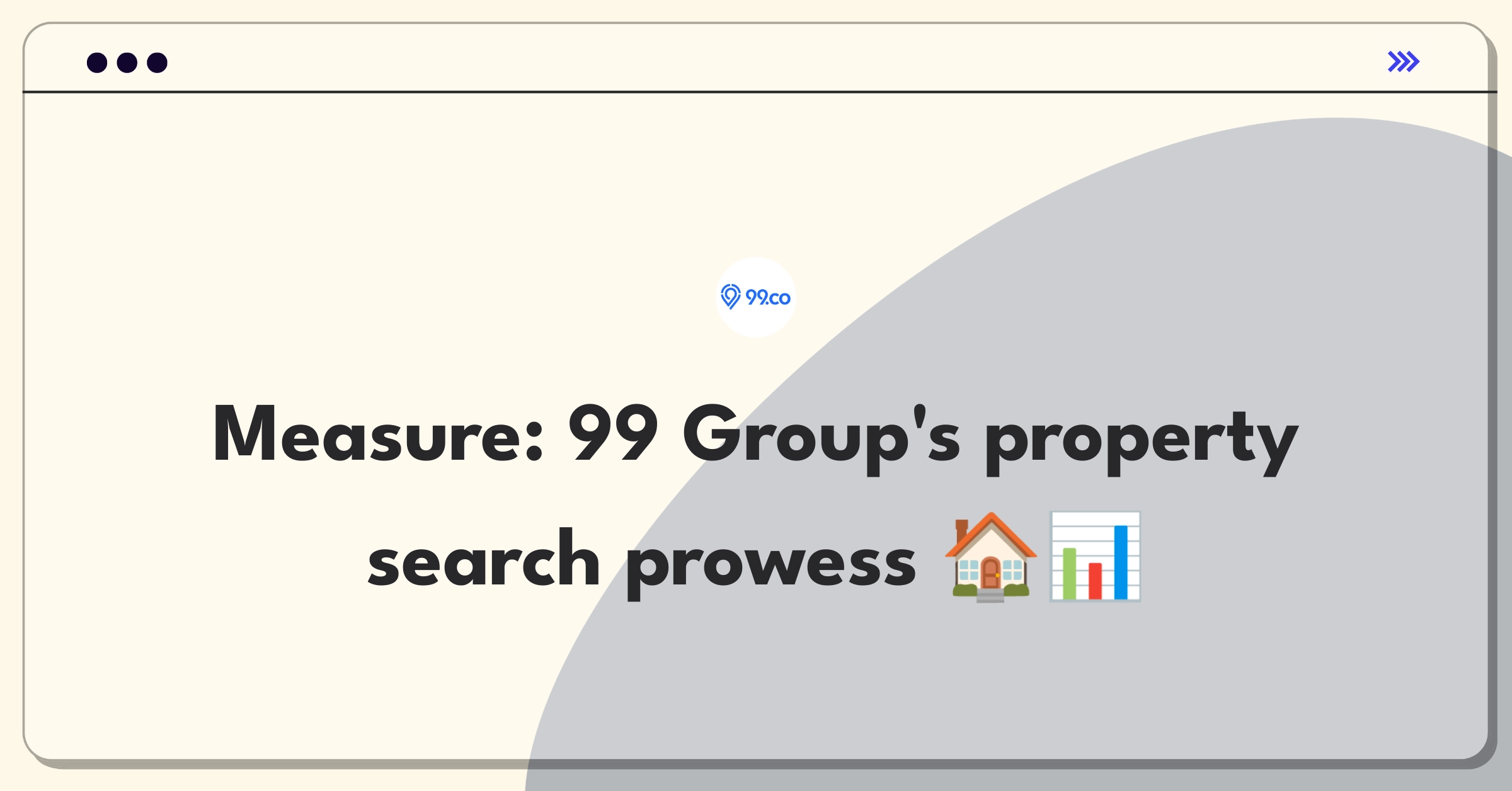 Product Management Analytics Question: Measuring success of 99 Group's property listing search feature