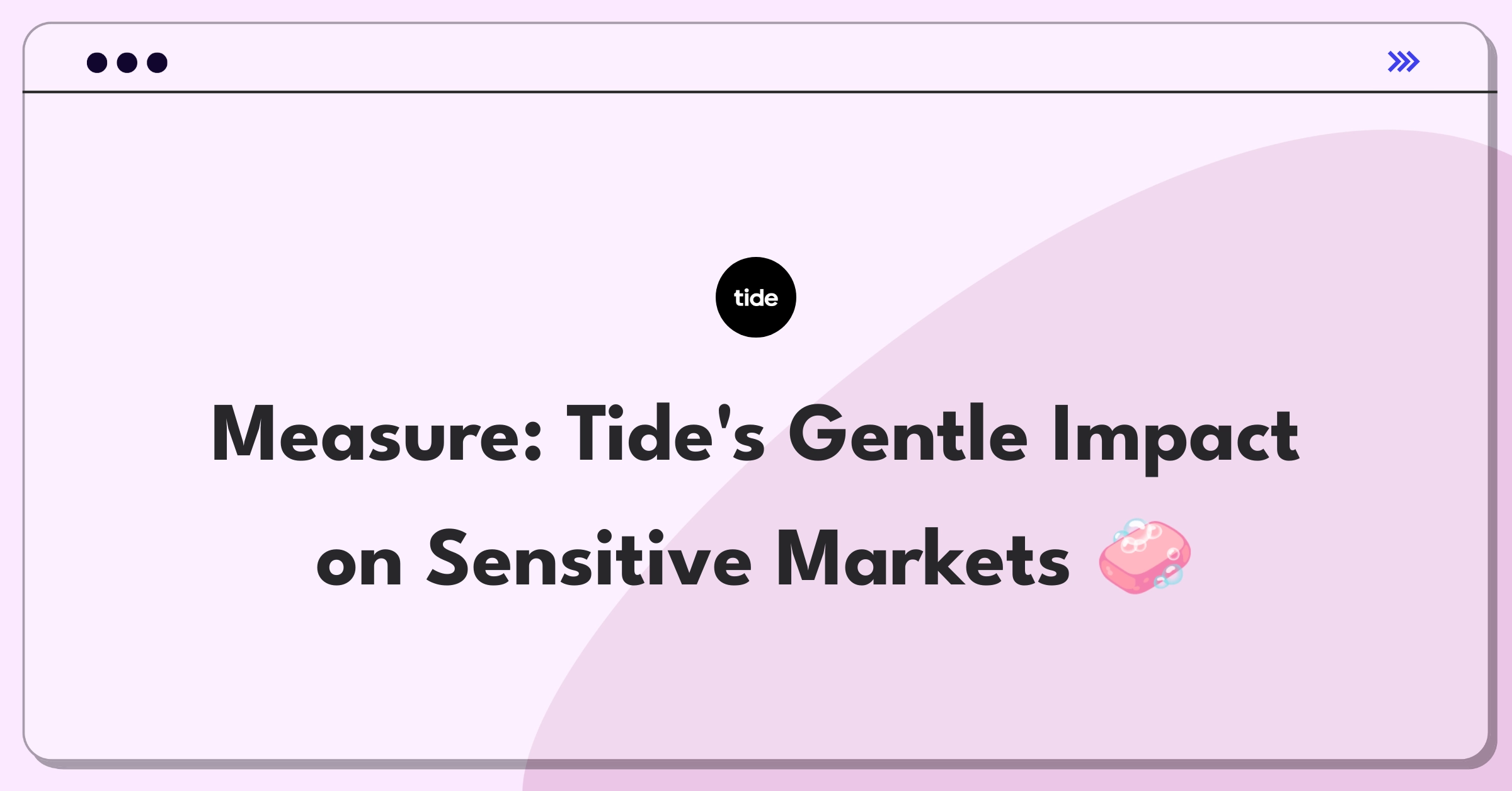 Product Management Success Metrics Question: Evaluating performance of Tide's Free & Gentle detergent