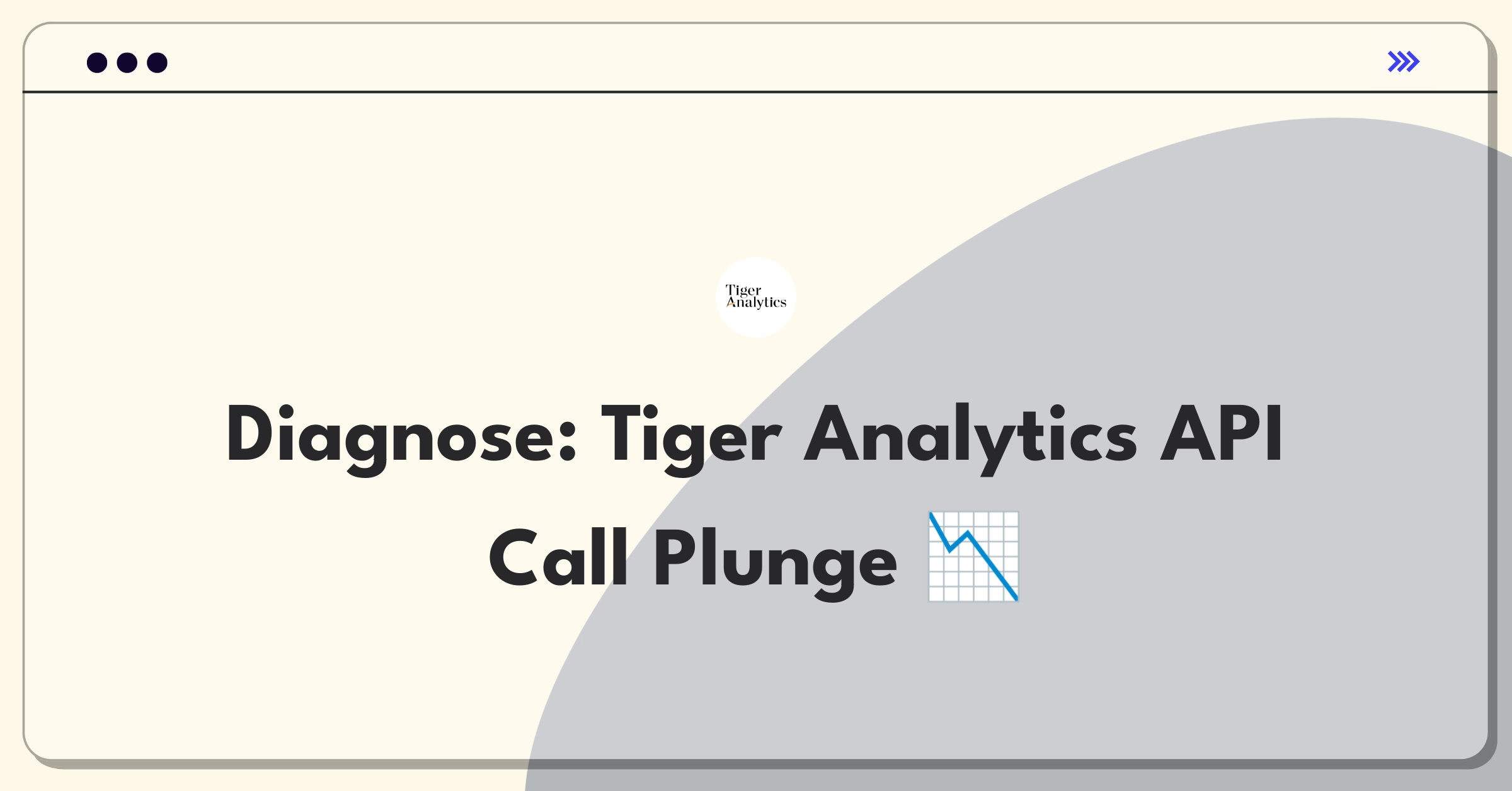 Product Management Root Cause Analysis Question: Investigating sudden decrease in API calls for analytics service