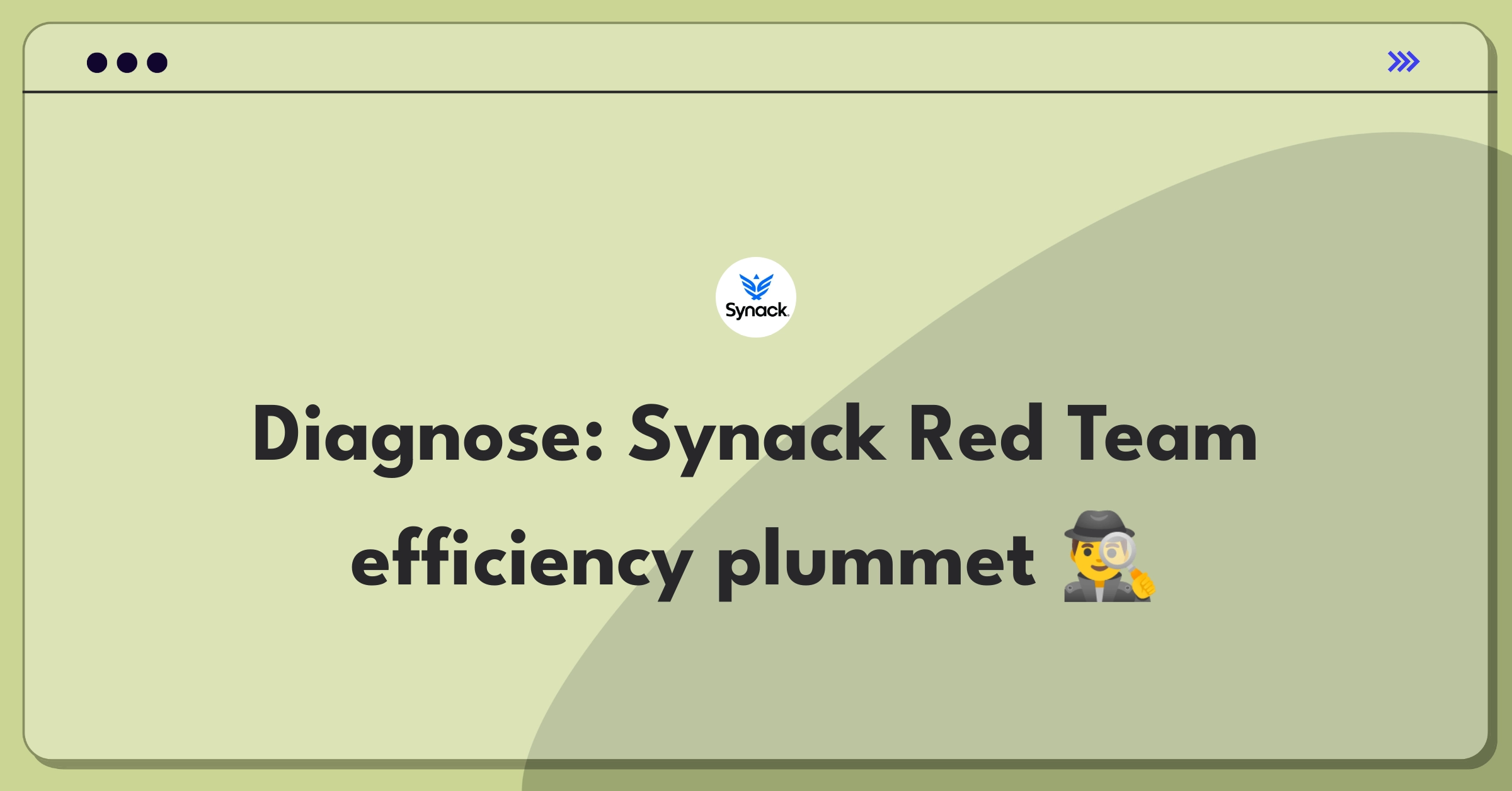 Product Management Root Cause Analysis Question: Investigating decline in Synack Red Team mission efficiency