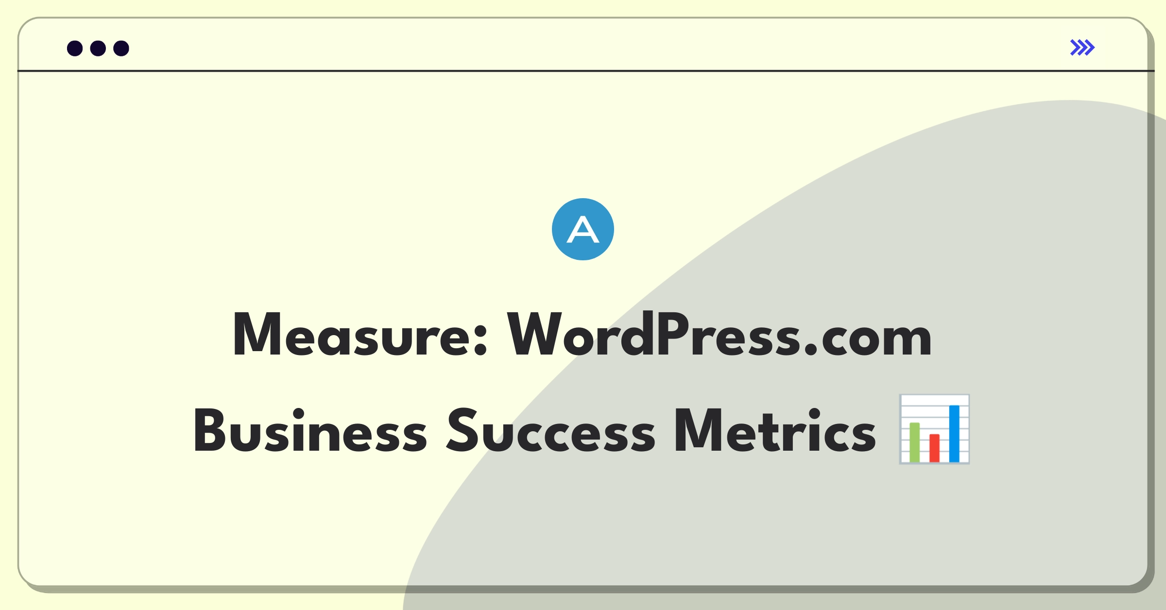 Product Management Analytics Question: Defining success metrics for WordPress.com Business plan