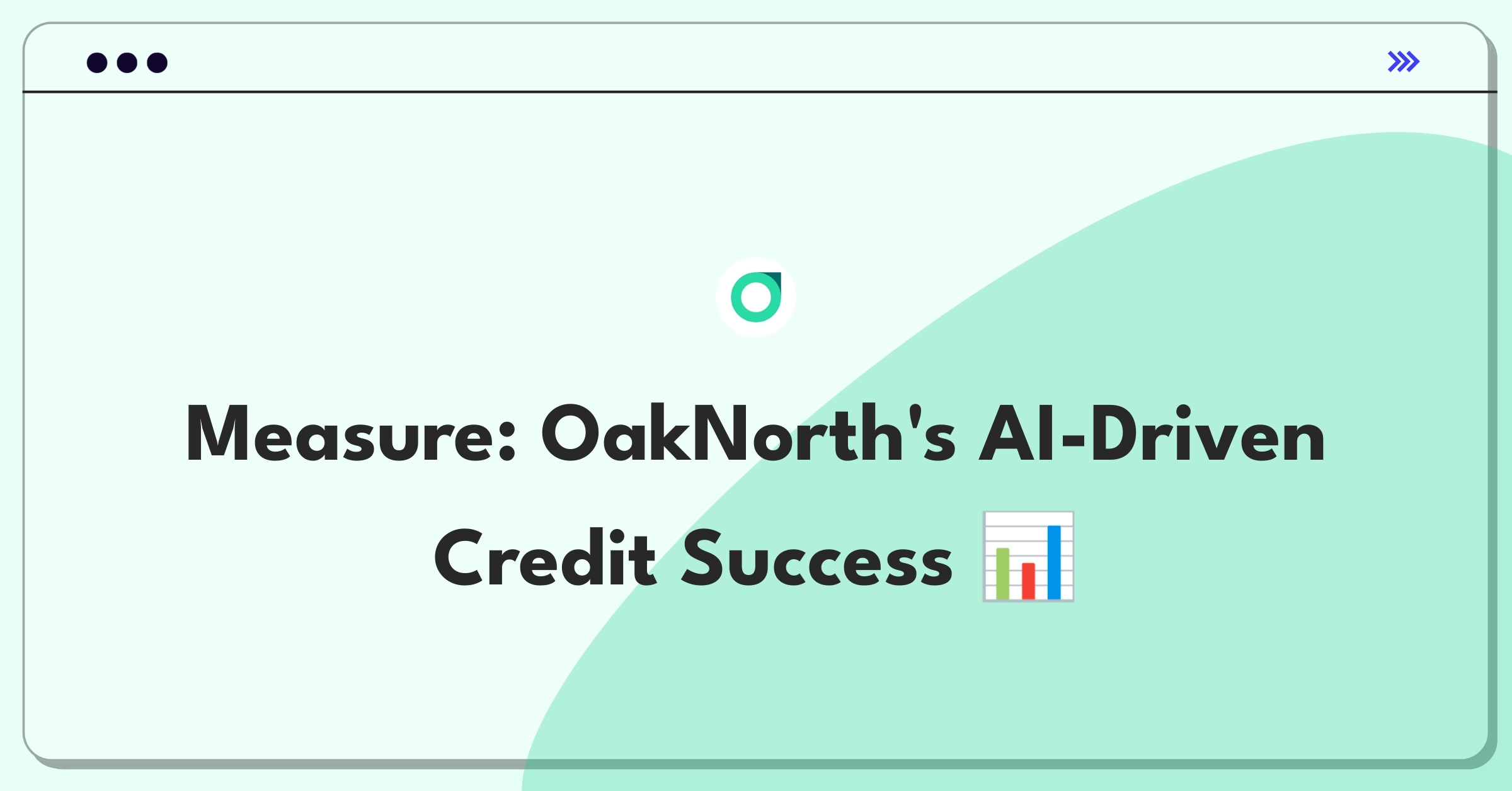 Product Management Metrics Question: Defining success for OakNorth's credit analysis platform using key performance indicators