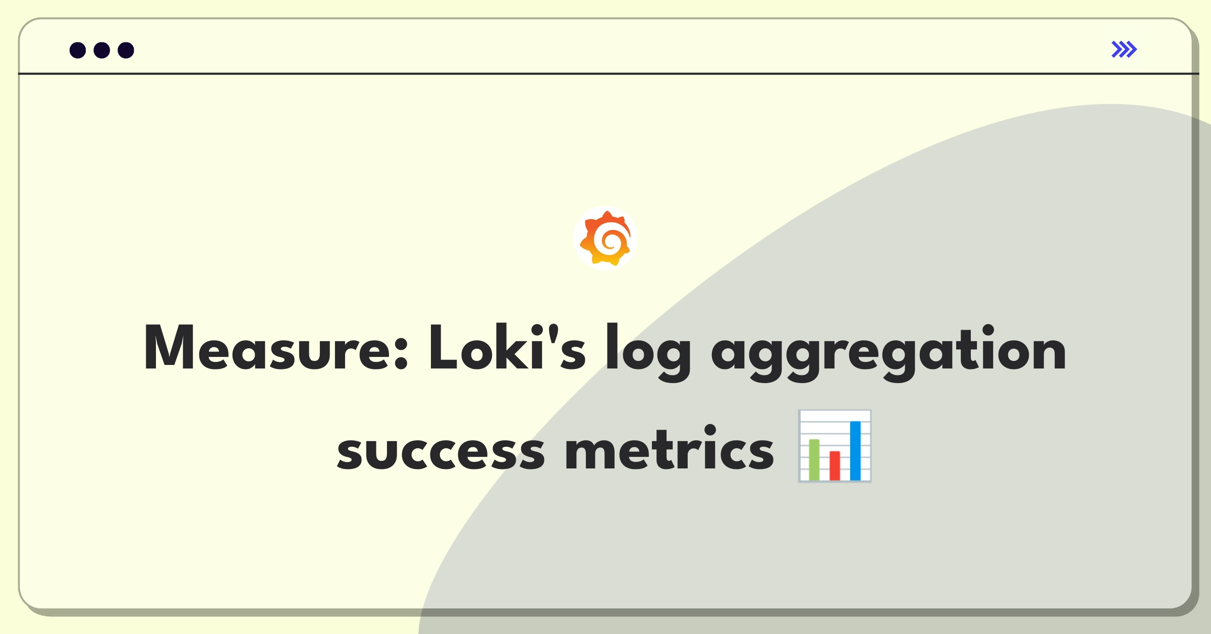 Product Management Analytics Question: Evaluating metrics for Grafana's Loki log aggregation system