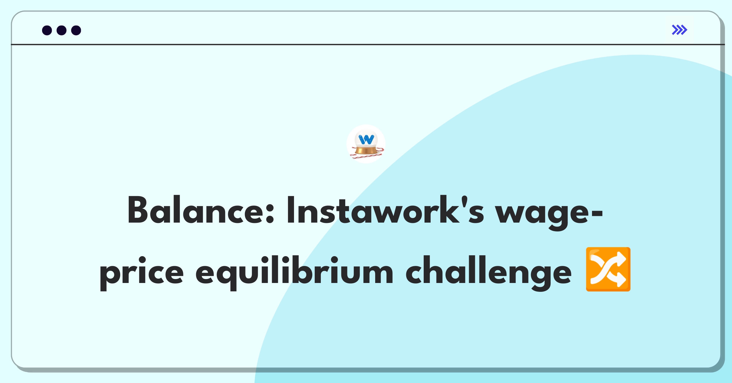 Product Management Trade-Off Question: Balancing worker wages and business pricing for Instawork's platform success