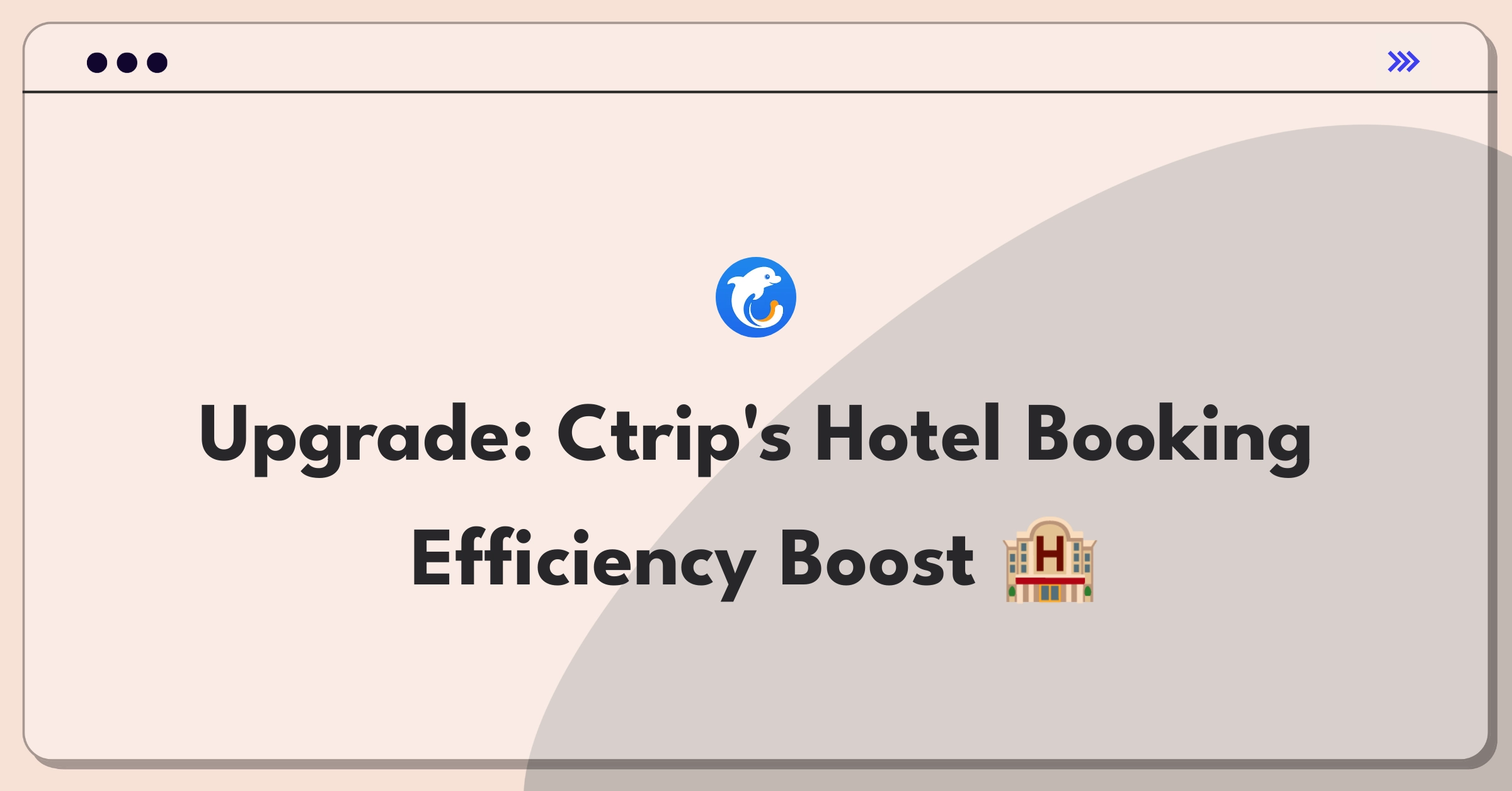 Product Management Improvement Question: Enhancing Ctrip's hotel booking process efficiency