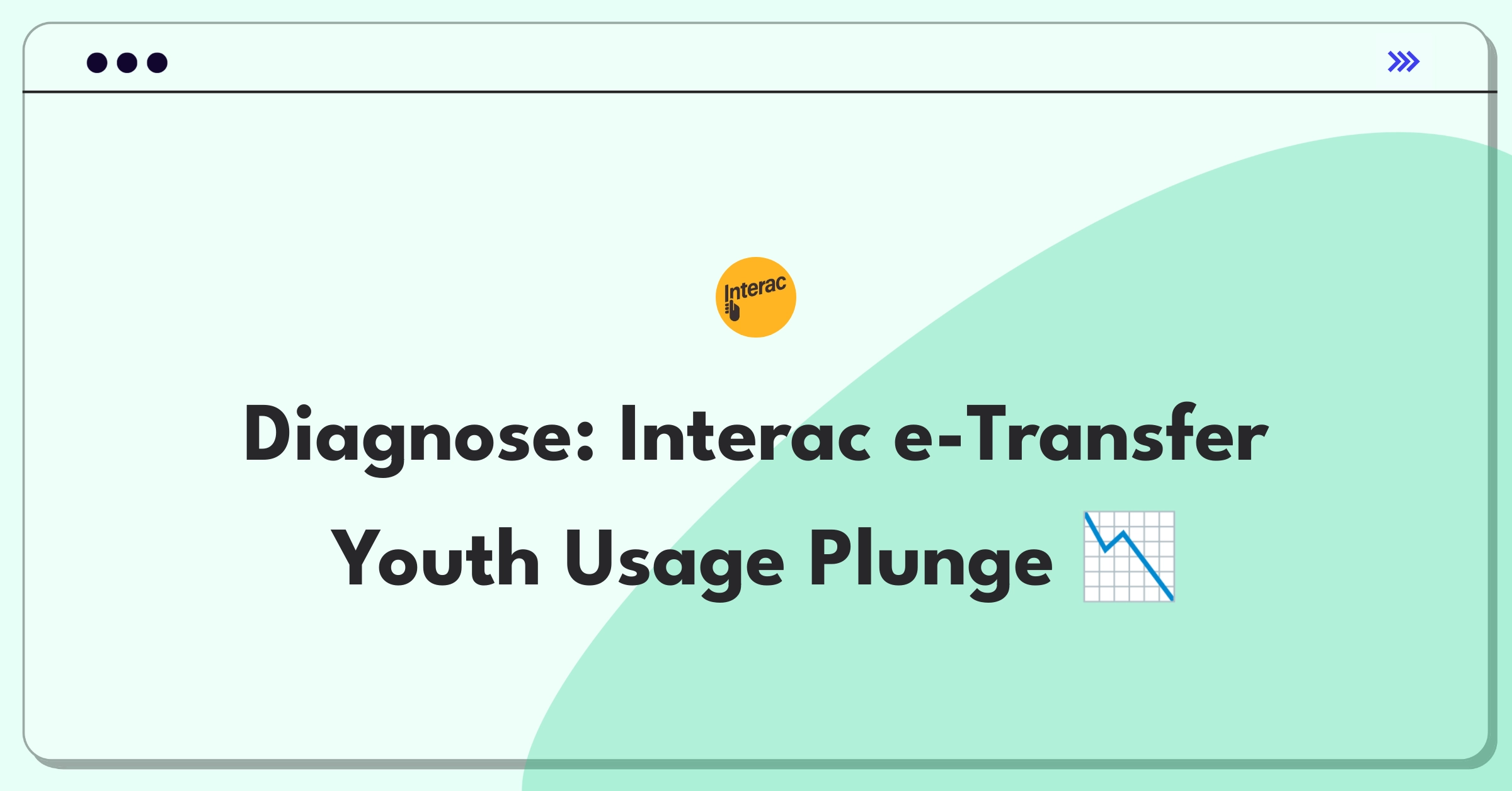 Product Management Root Cause Analysis Question: Investigating sudden drop in Interac e-Transfer usage among young adults