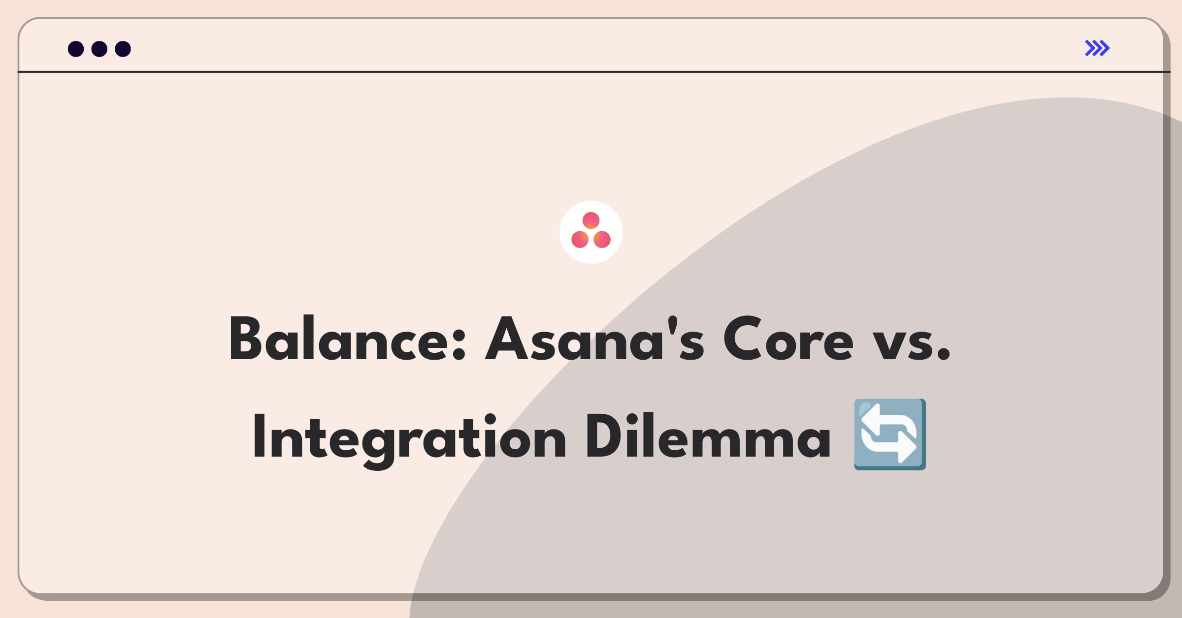 Product Management Tradeoff Question: Asana weighing integrations against core feature improvements