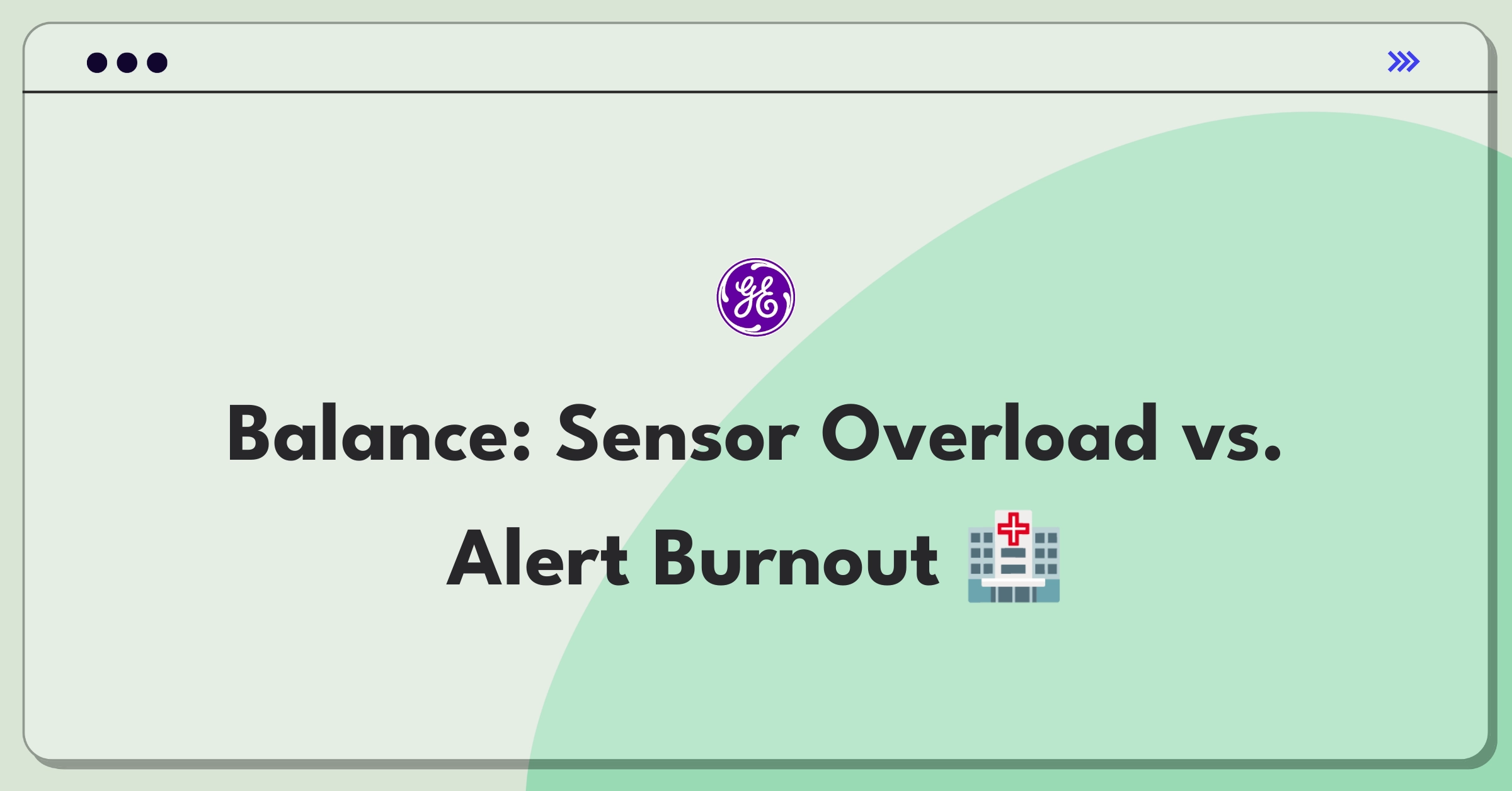 Product Management Trade-Off Question: Hospital monitoring system balancing data collection and staff alert management