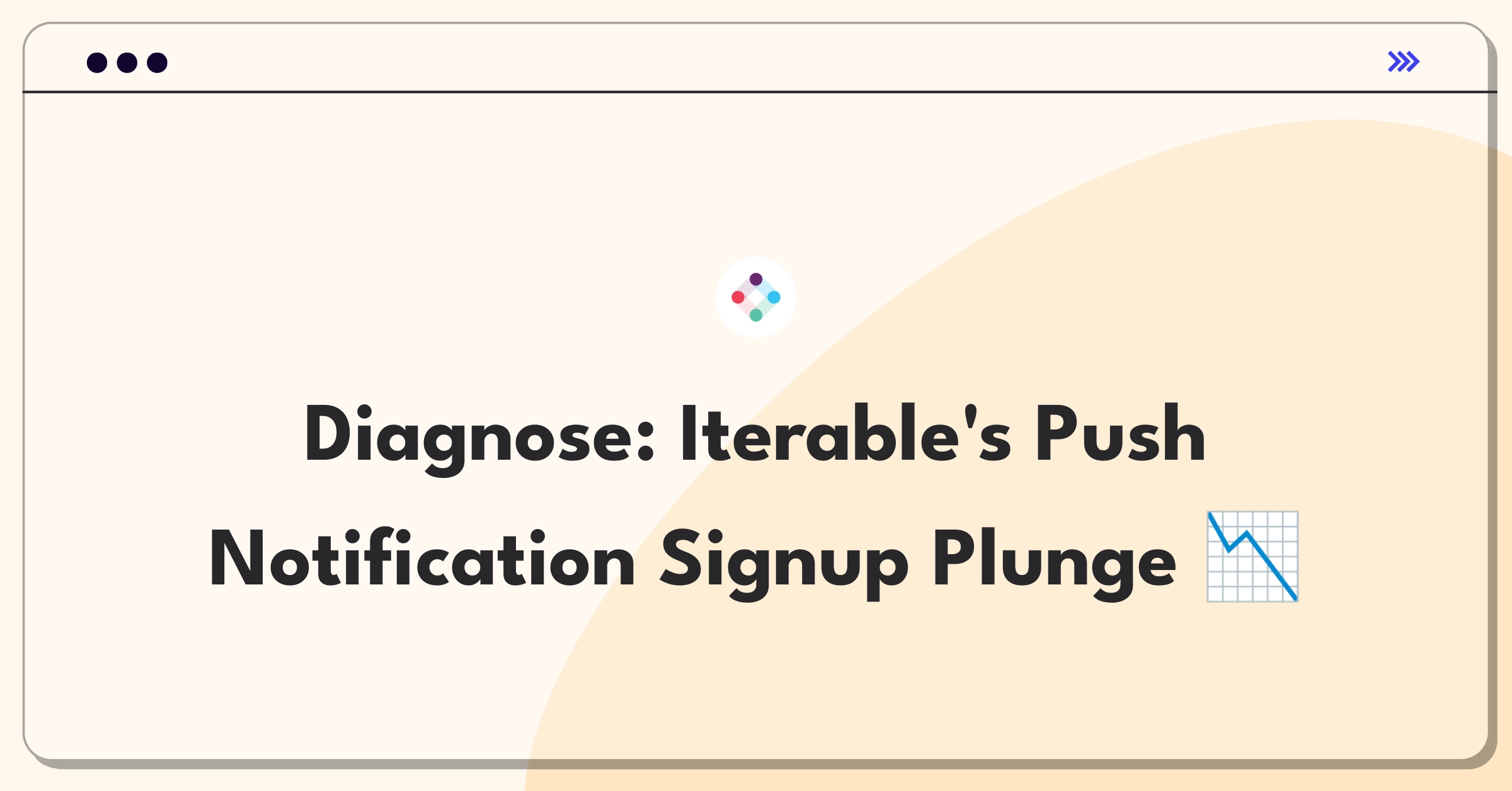 Product Management Root Cause Analysis Question: Investigating sudden drop in mobile push notification signups