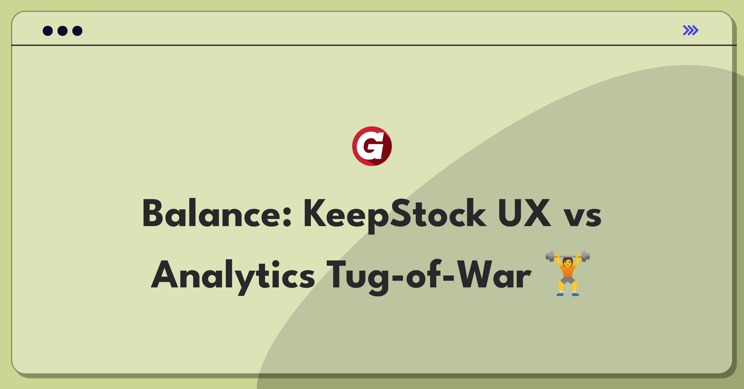 Product Management Trade-Off Question: Grainger KeepStock balancing ease of use against advanced analytics capabilities