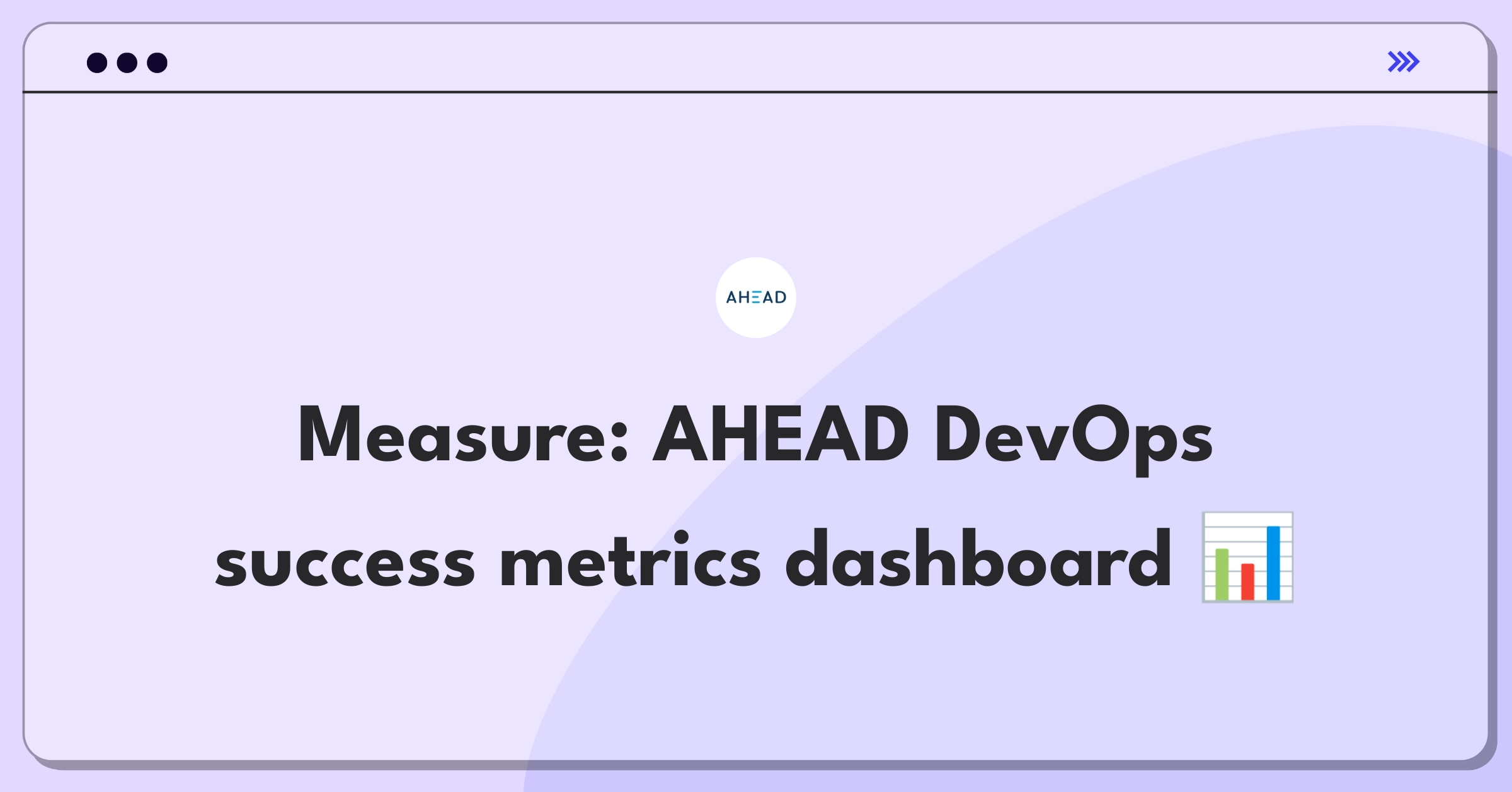 Product Management Metrics Question: AHEAD managed DevOps platform evaluation metrics dashboard