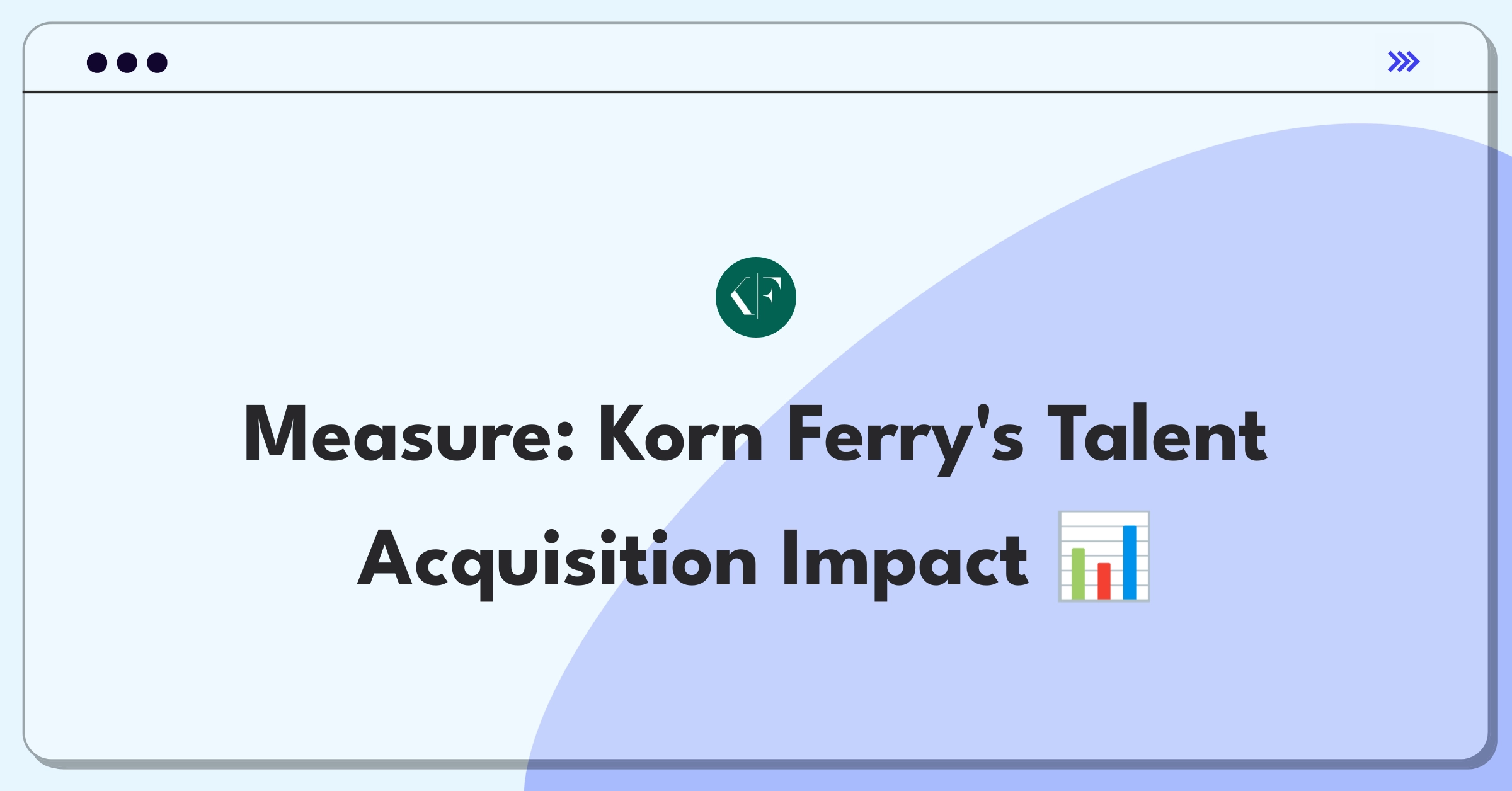 Product Management Analytics Question: Evaluating metrics for Korn Ferry's talent acquisition solutions