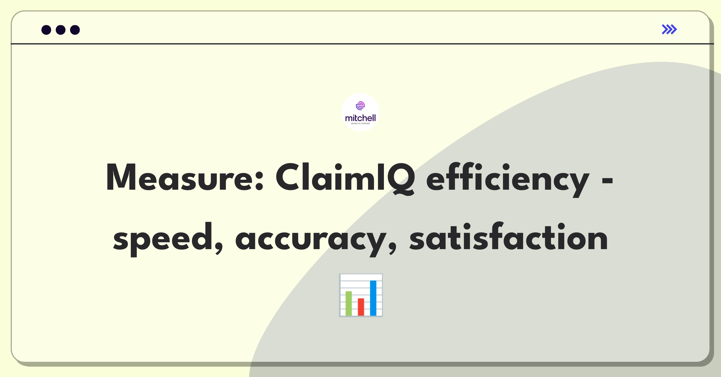 Product Management Success Metrics Question: Evaluating insurance claims processing solution performance