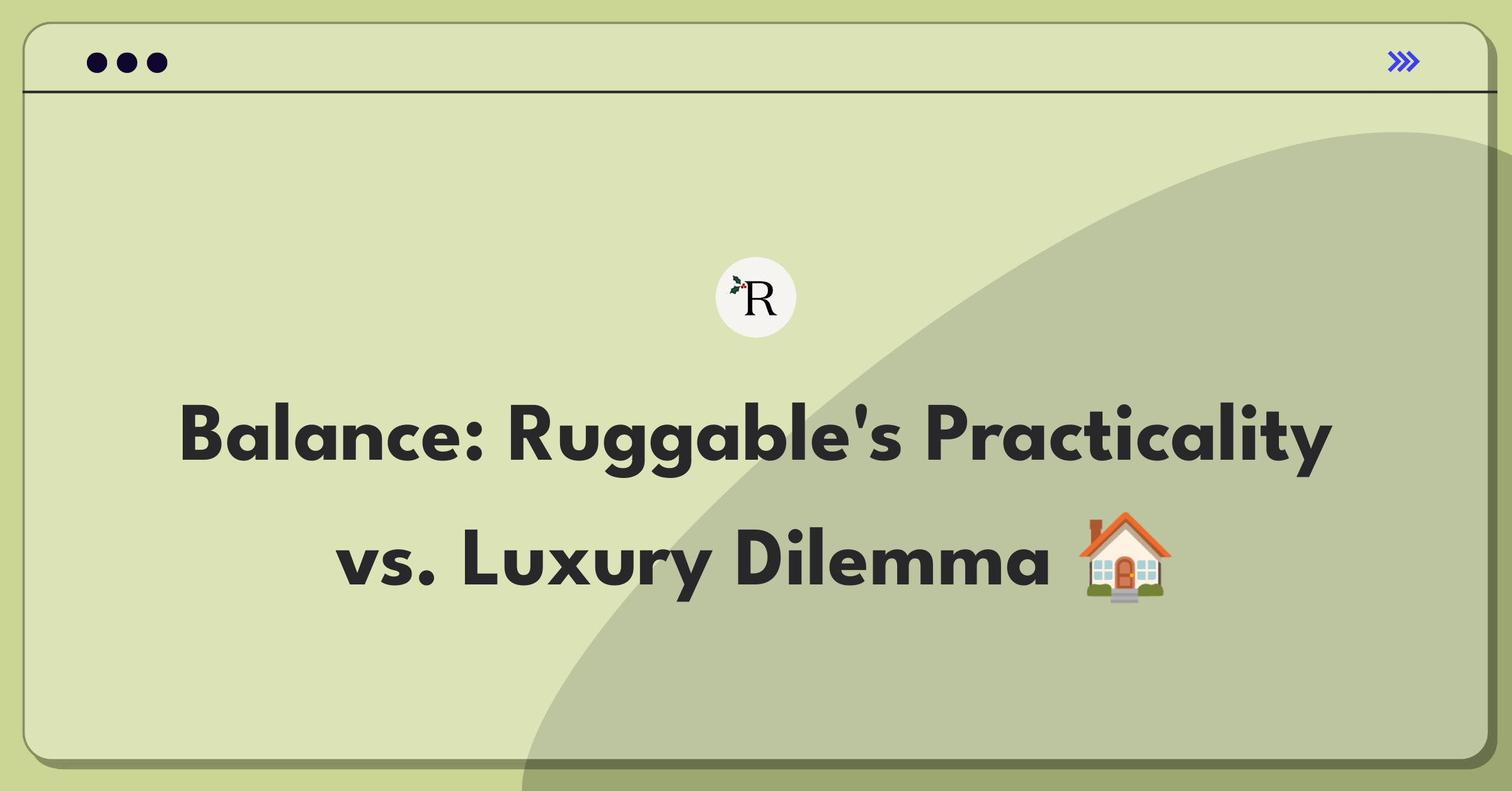 Product Management Strategy Question: Balancing cost-effective and premium offerings for Ruggable's machine-washable rugs