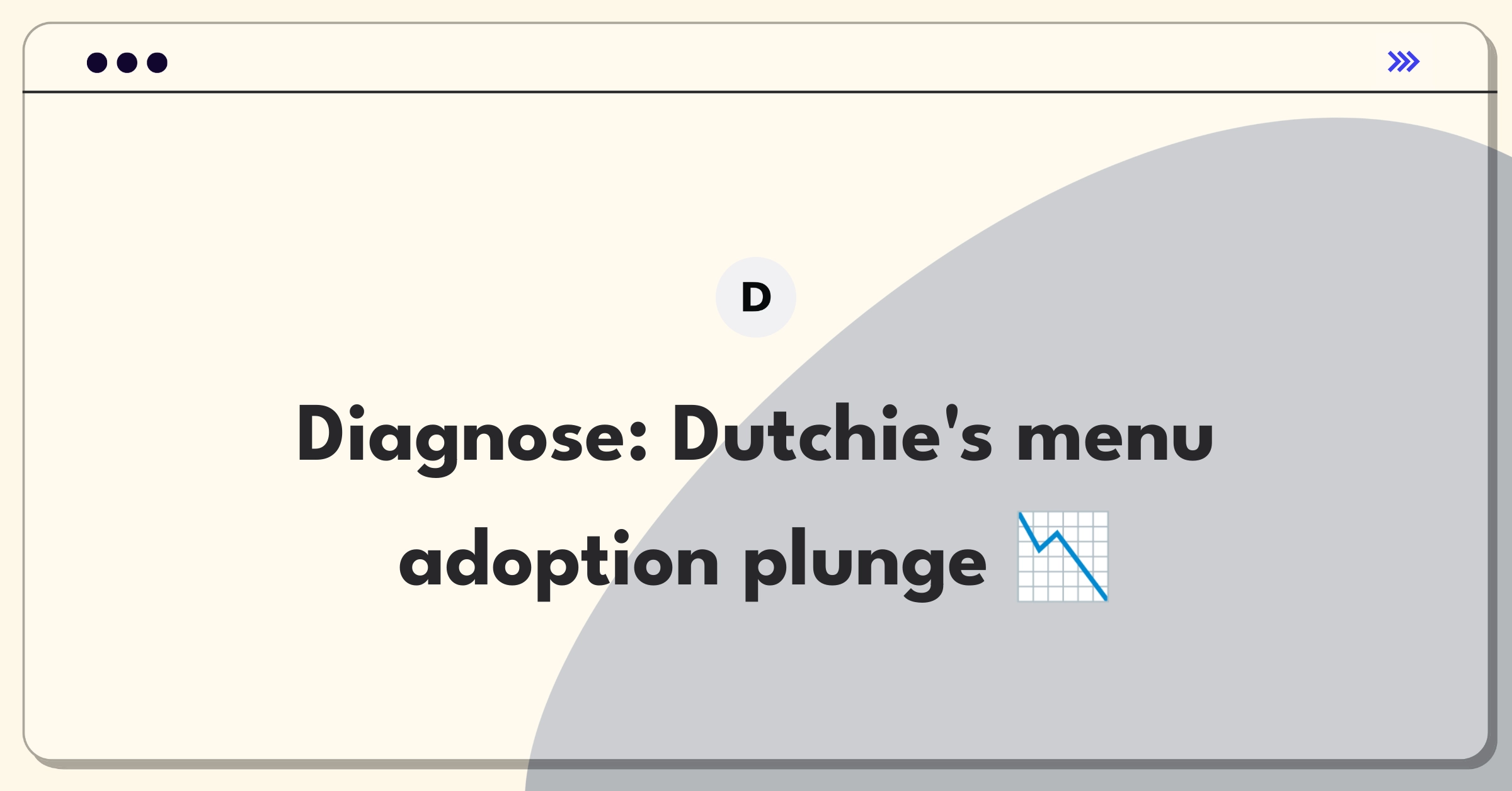 Product Management Root Cause Analysis Question: Investigating Dutchie's online menu integration adoption rate decline