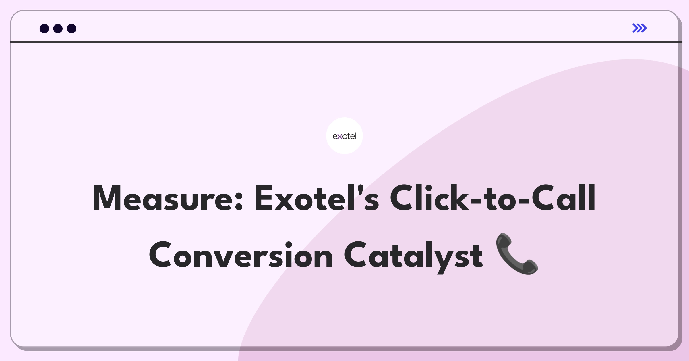 Product Management Metrics Question: Evaluating success of Exotel's Click-to-Call feature through key performance indicators