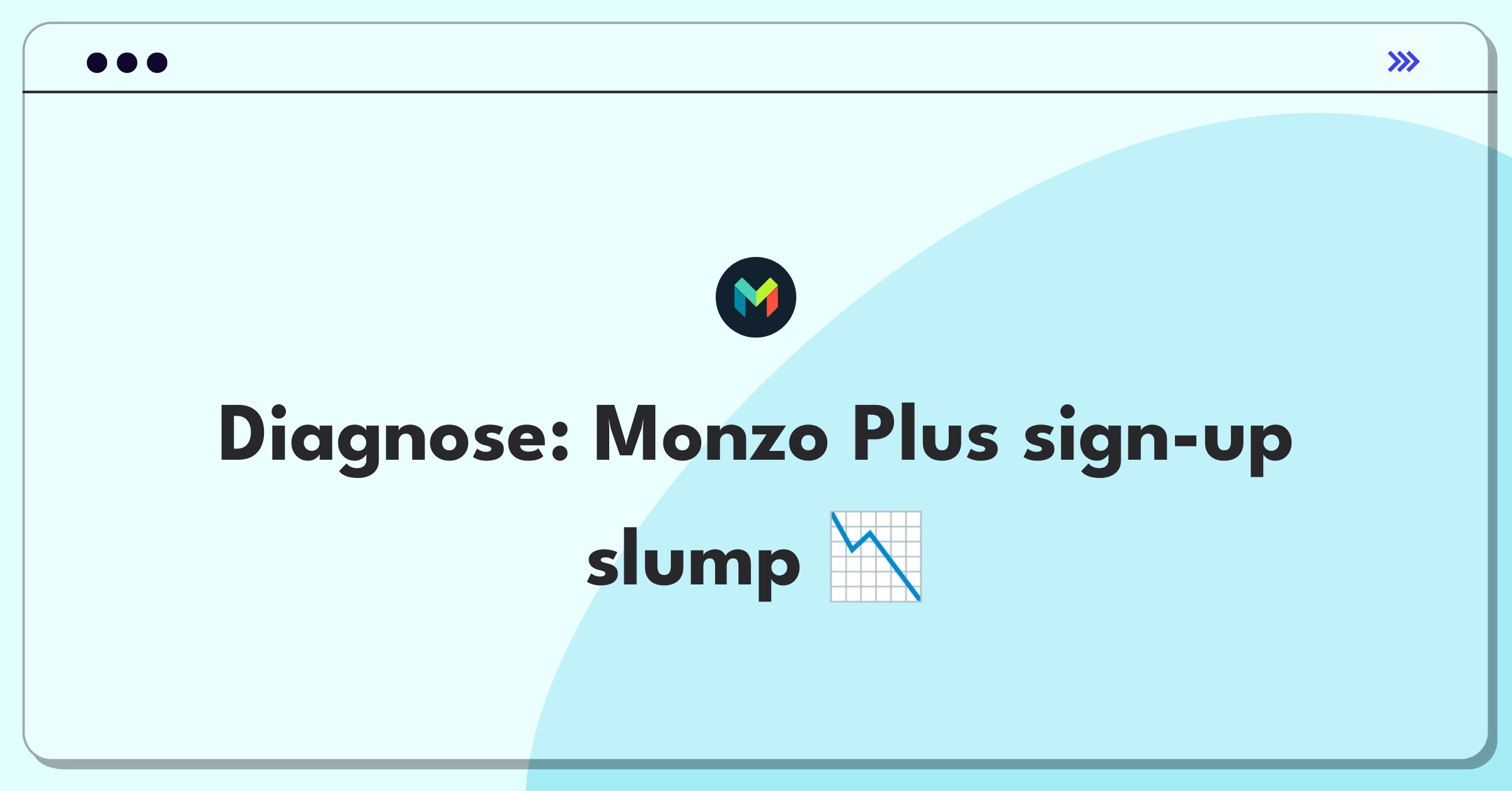 Product Management Root Cause Analysis Question: Investigating Monzo Plus sign-up decline