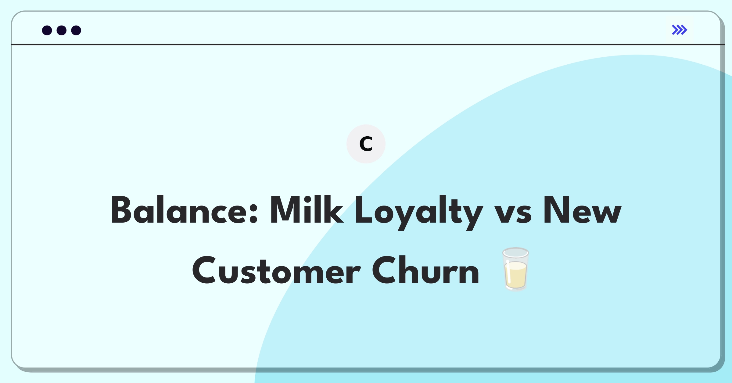 Product Management Trade-Off Question: Balancing customer retention and acquisition for a milk delivery service