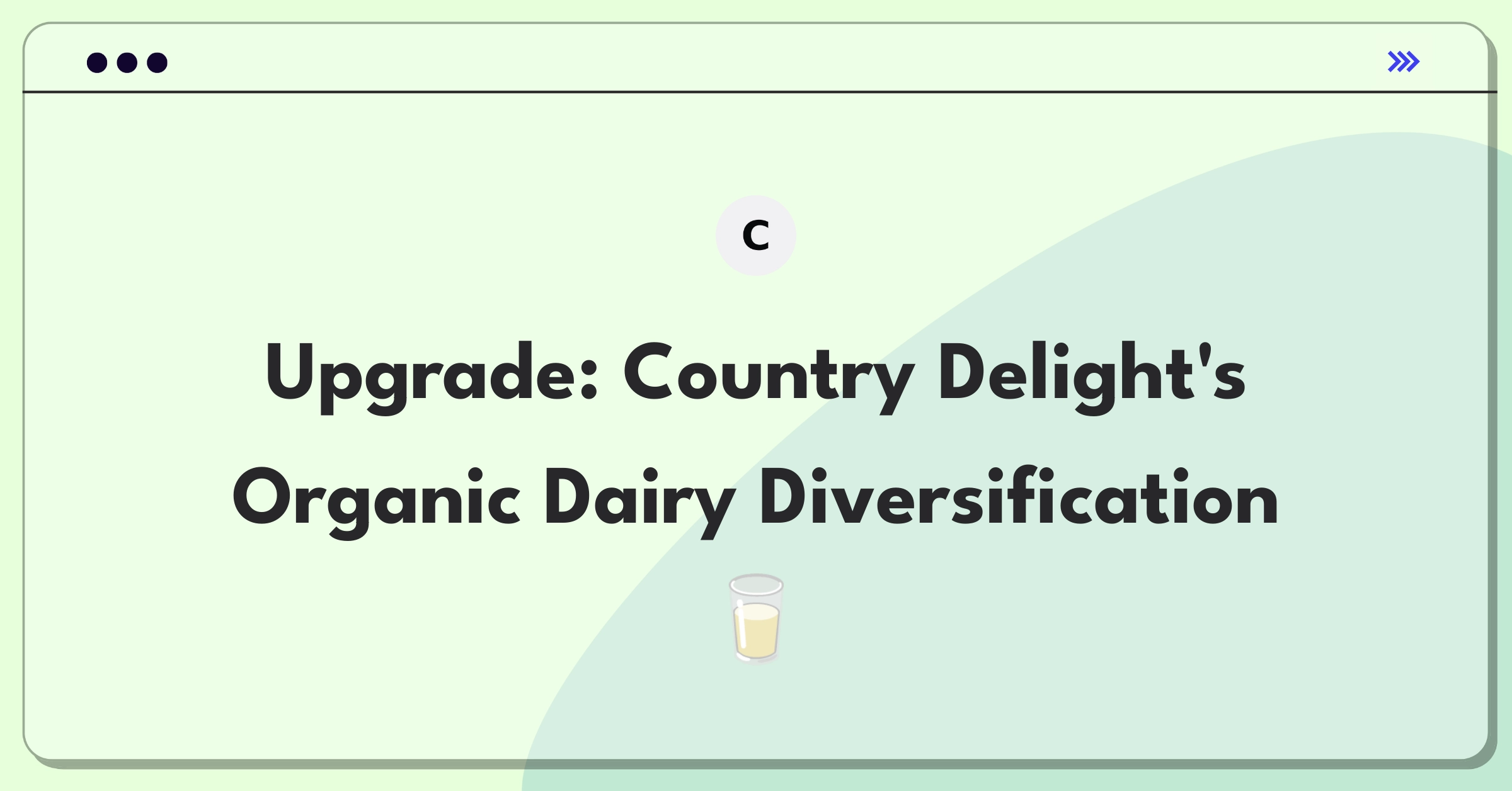 Product Management Improvement Question: Expanding organic dairy product range for diverse dietary preferences