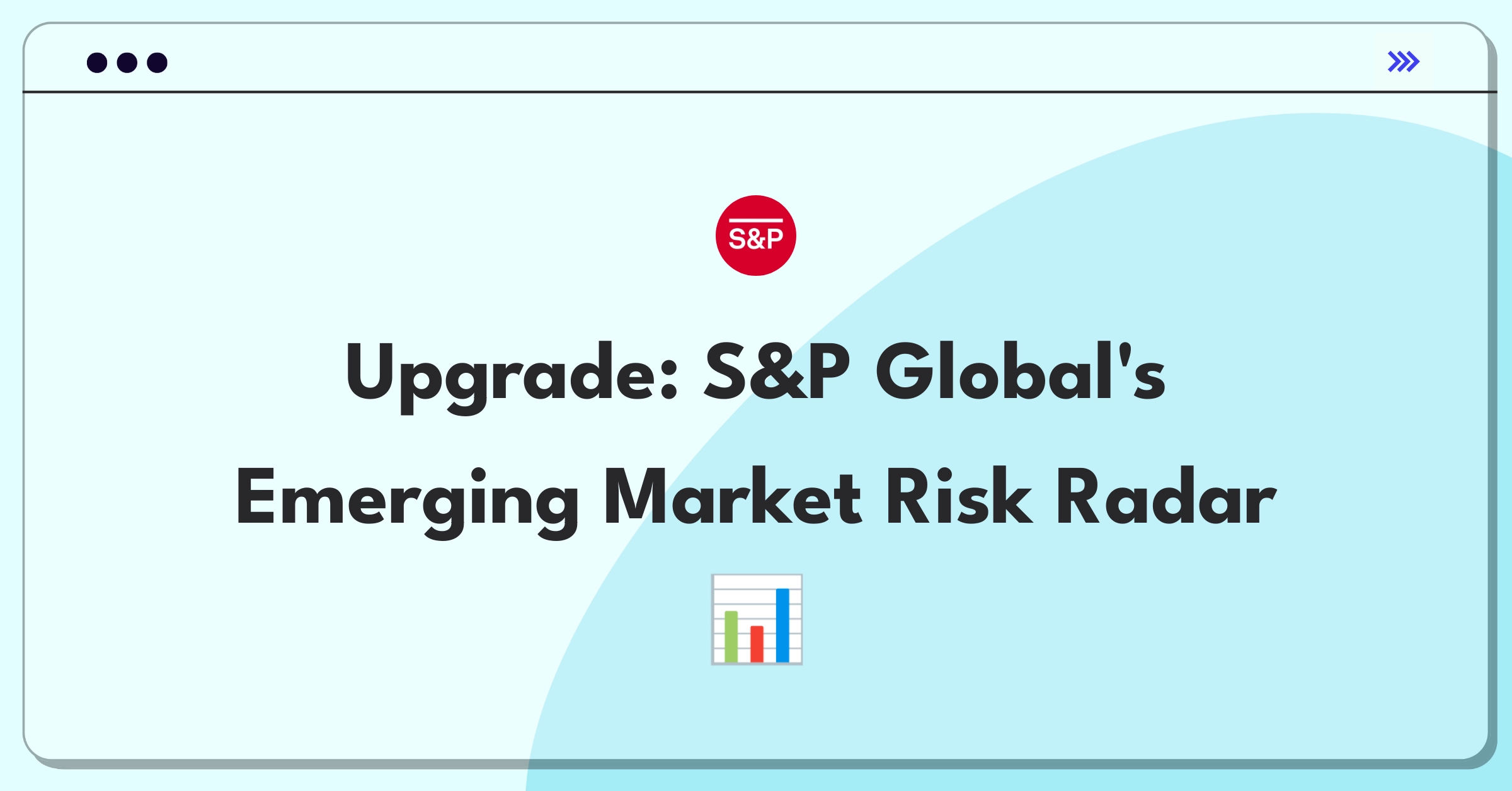 Product Management Improvement Question: Refining credit rating methodology for emerging market risks