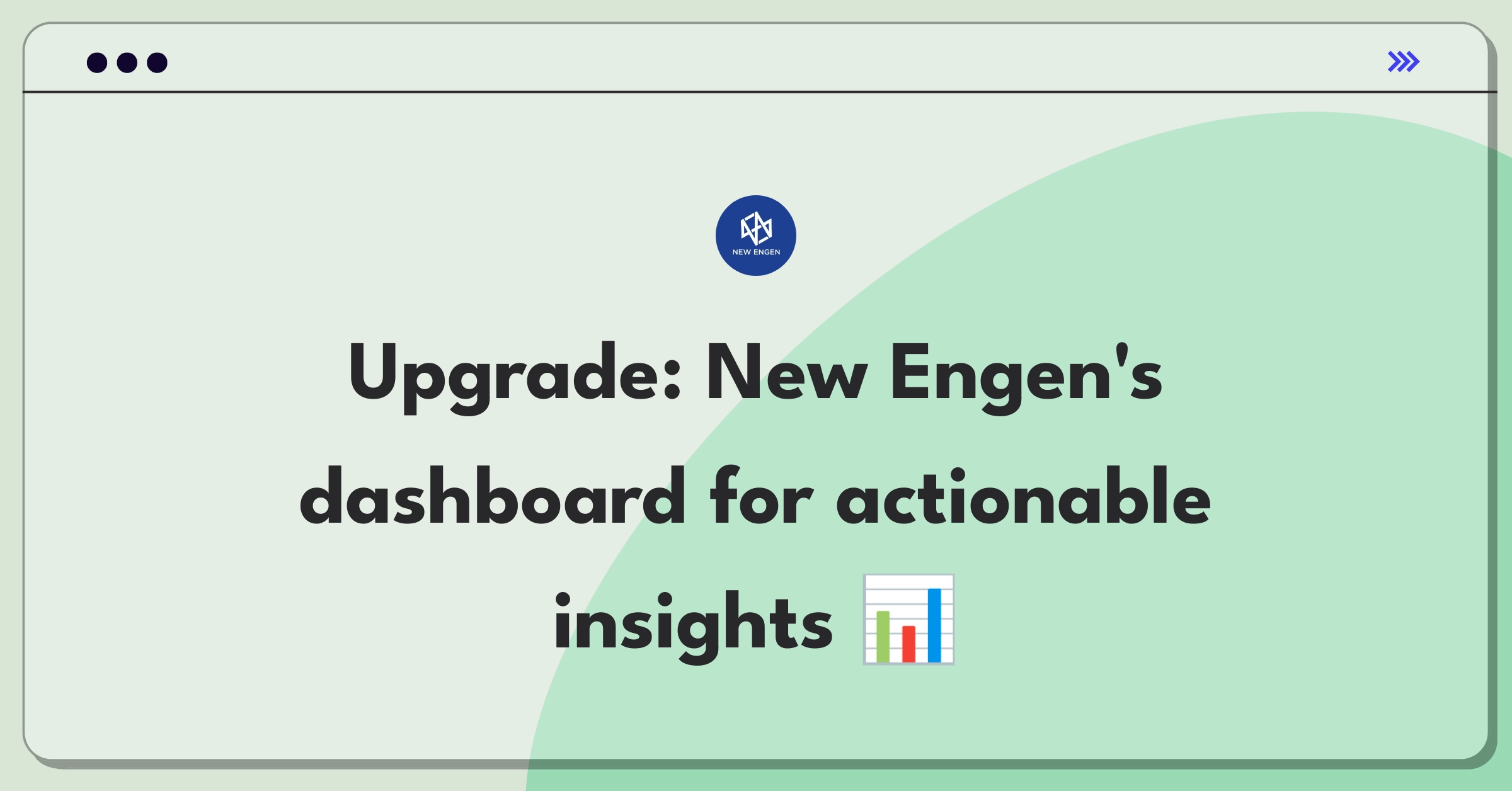 Product Management Improvement Question: Enhancing New Engen's performance dashboard for better client insights and decision-making